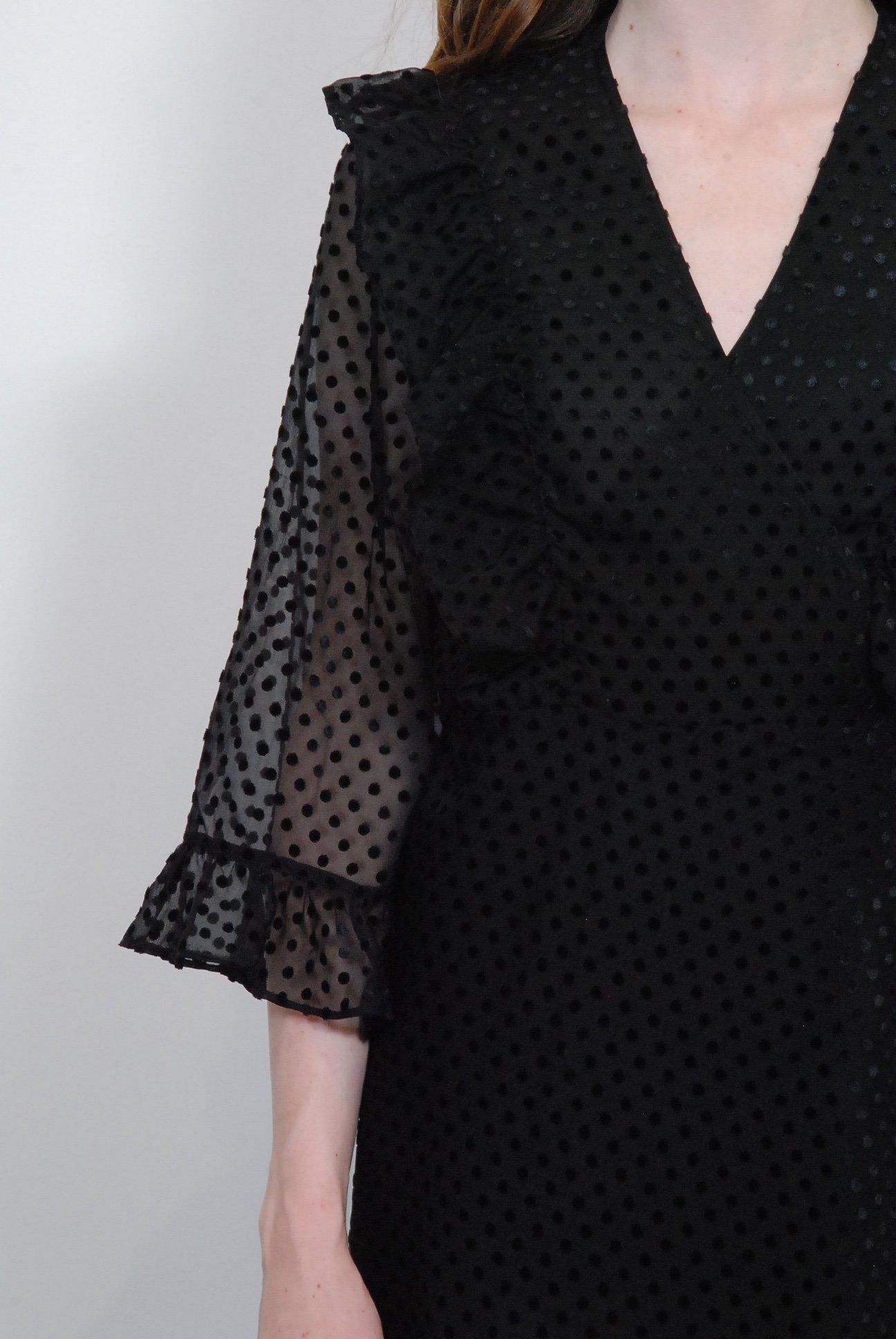 ganni jasmine wrap dress