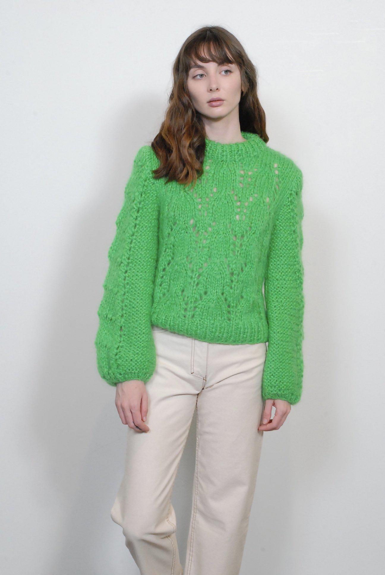 ganni julliard mohair sweater