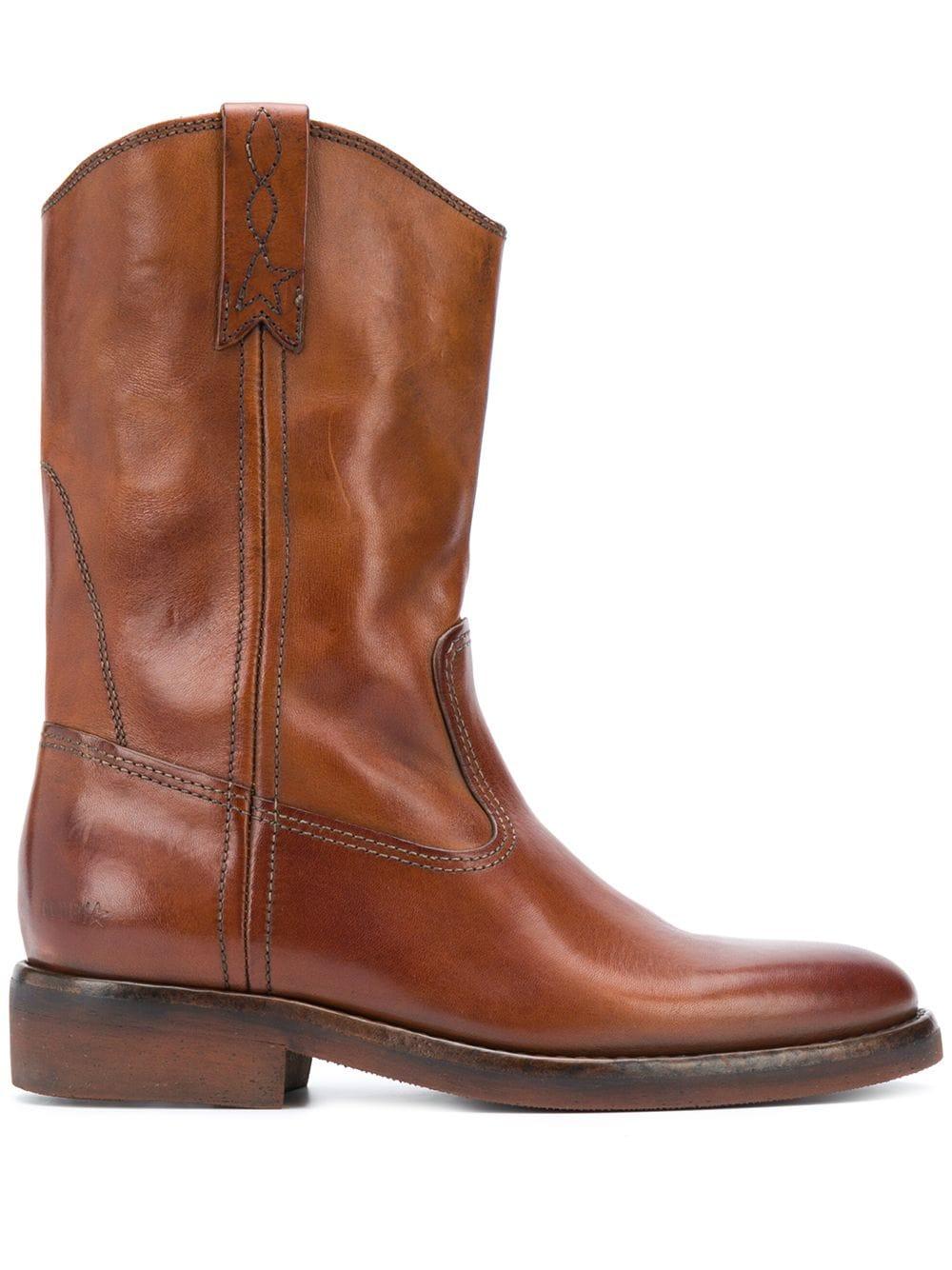 Golden Goose Biker Boot in Brown Lyst