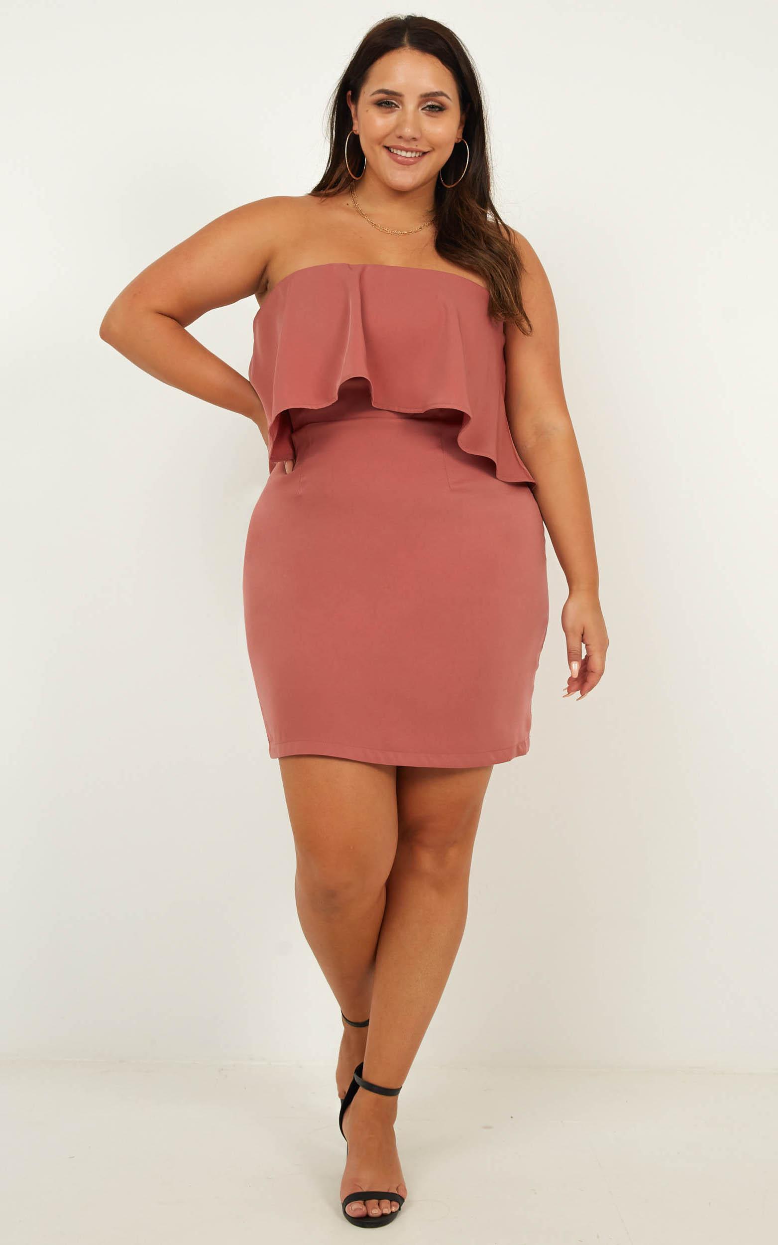 dusty rose summer dress