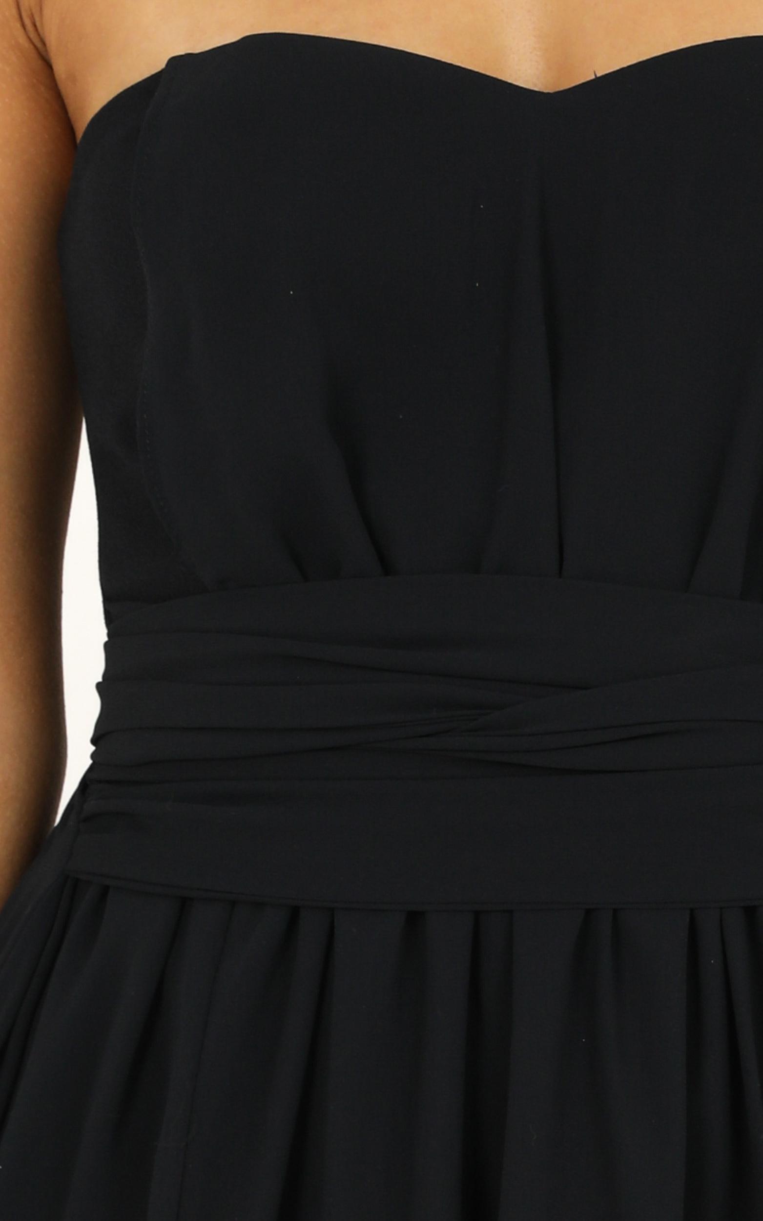 showpo strapless dress