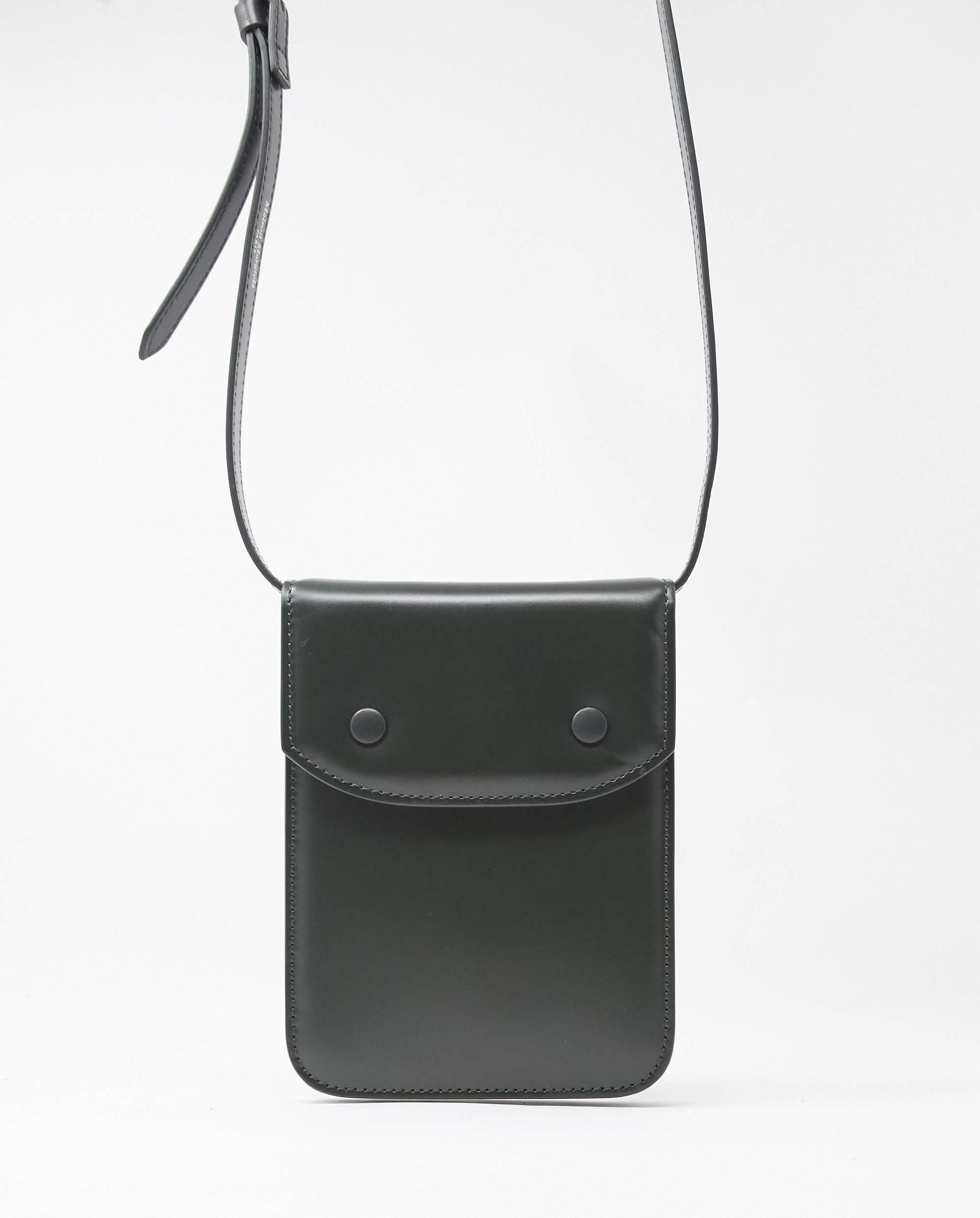 maison margiela leather shoulder bolsa