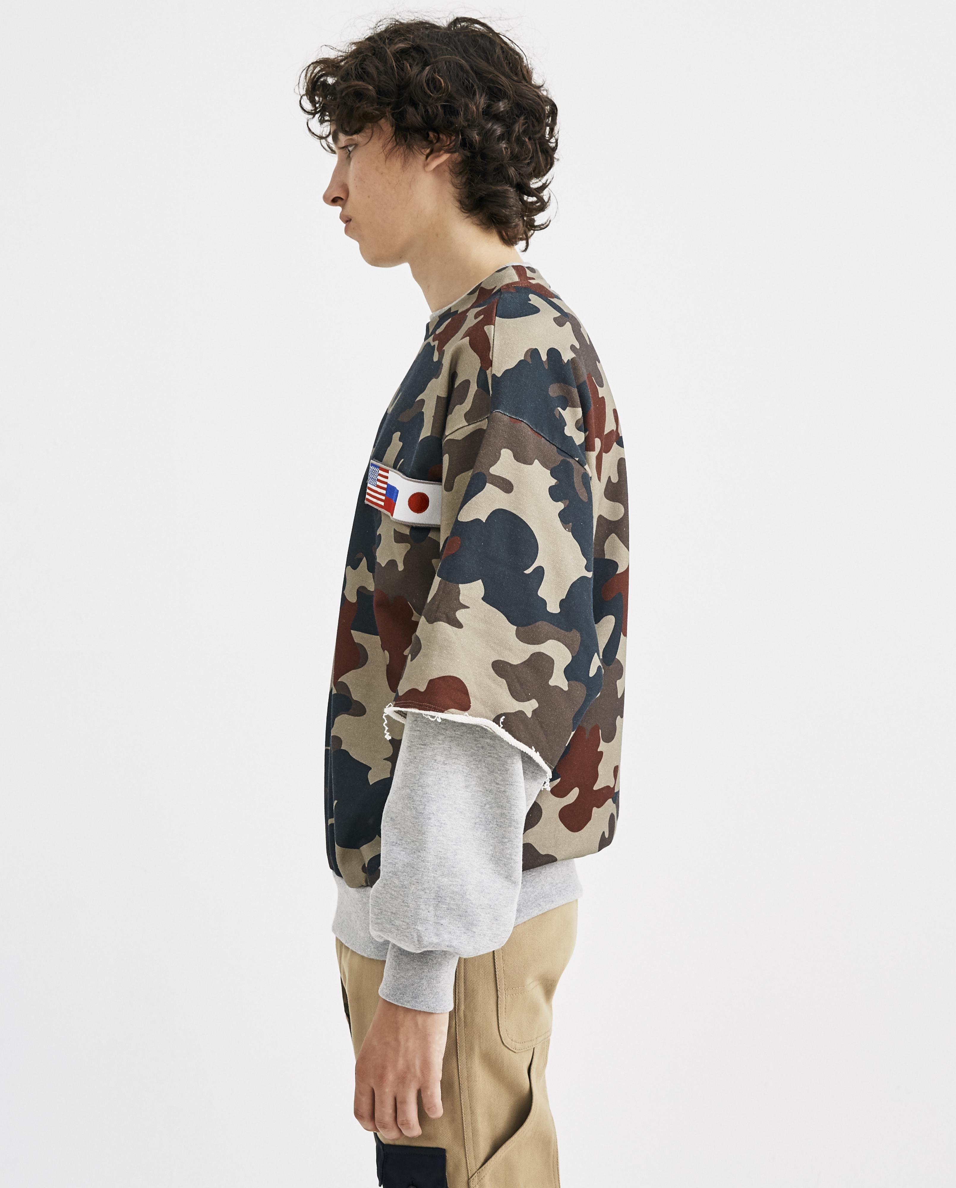 gosha double sleeve sweatshirt