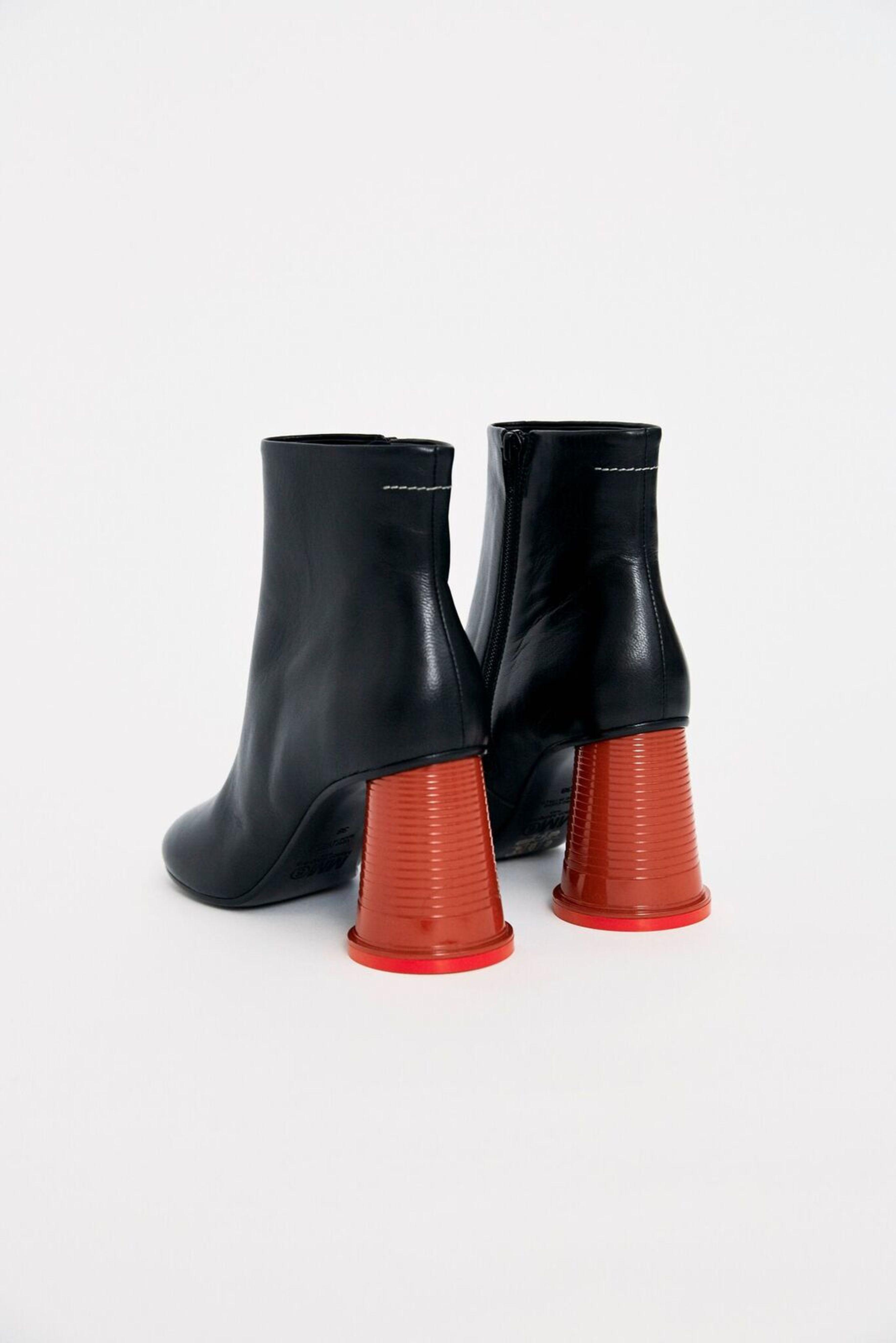 margiela cup heel boots