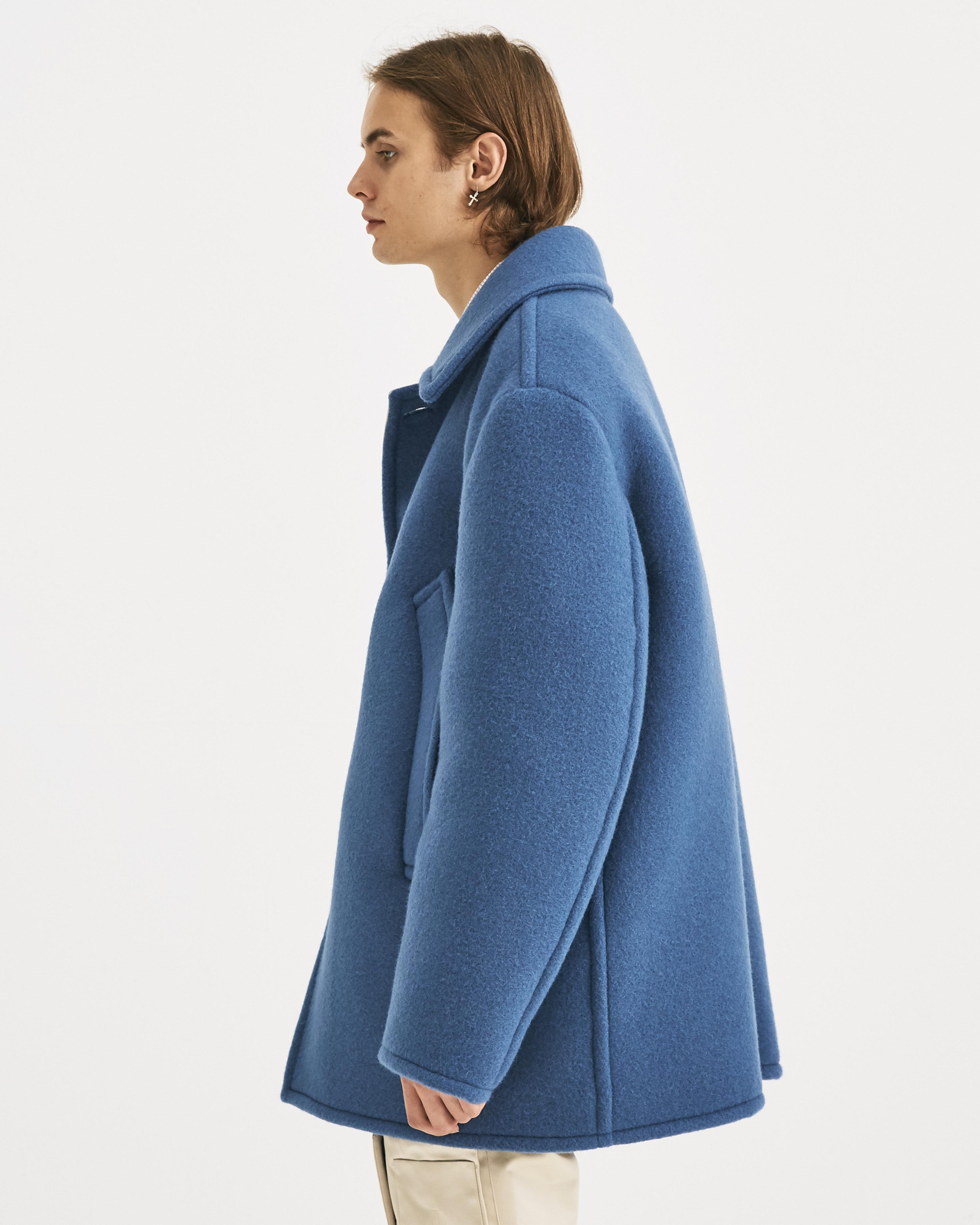 raf simons caban coat