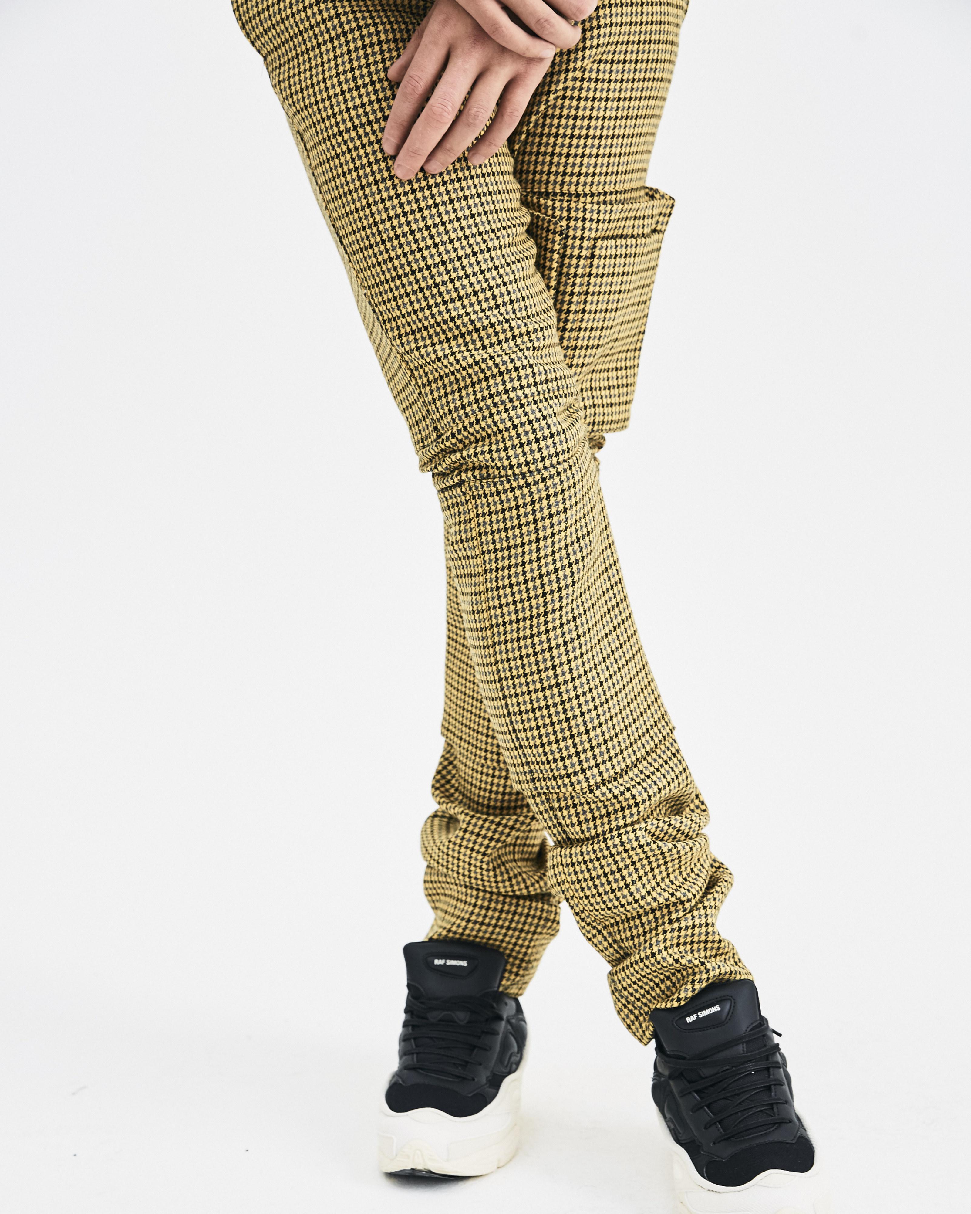 raf simons slim space pants