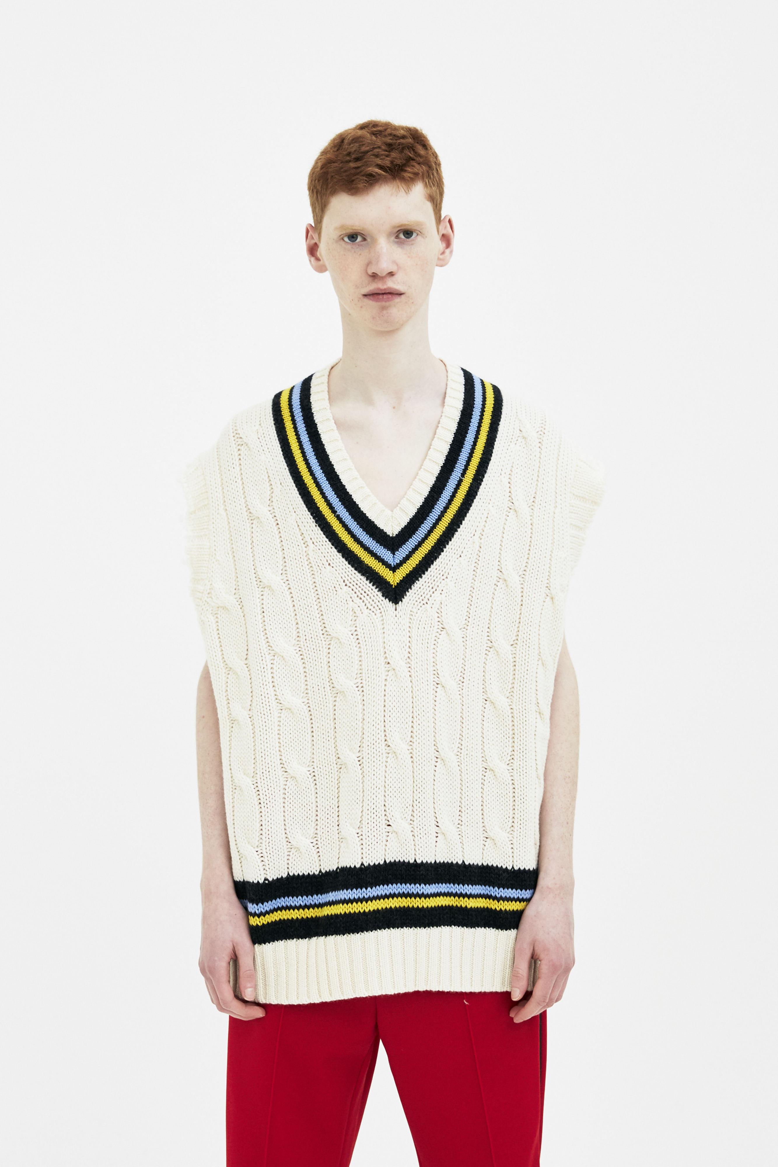 short sleeve sweater vest