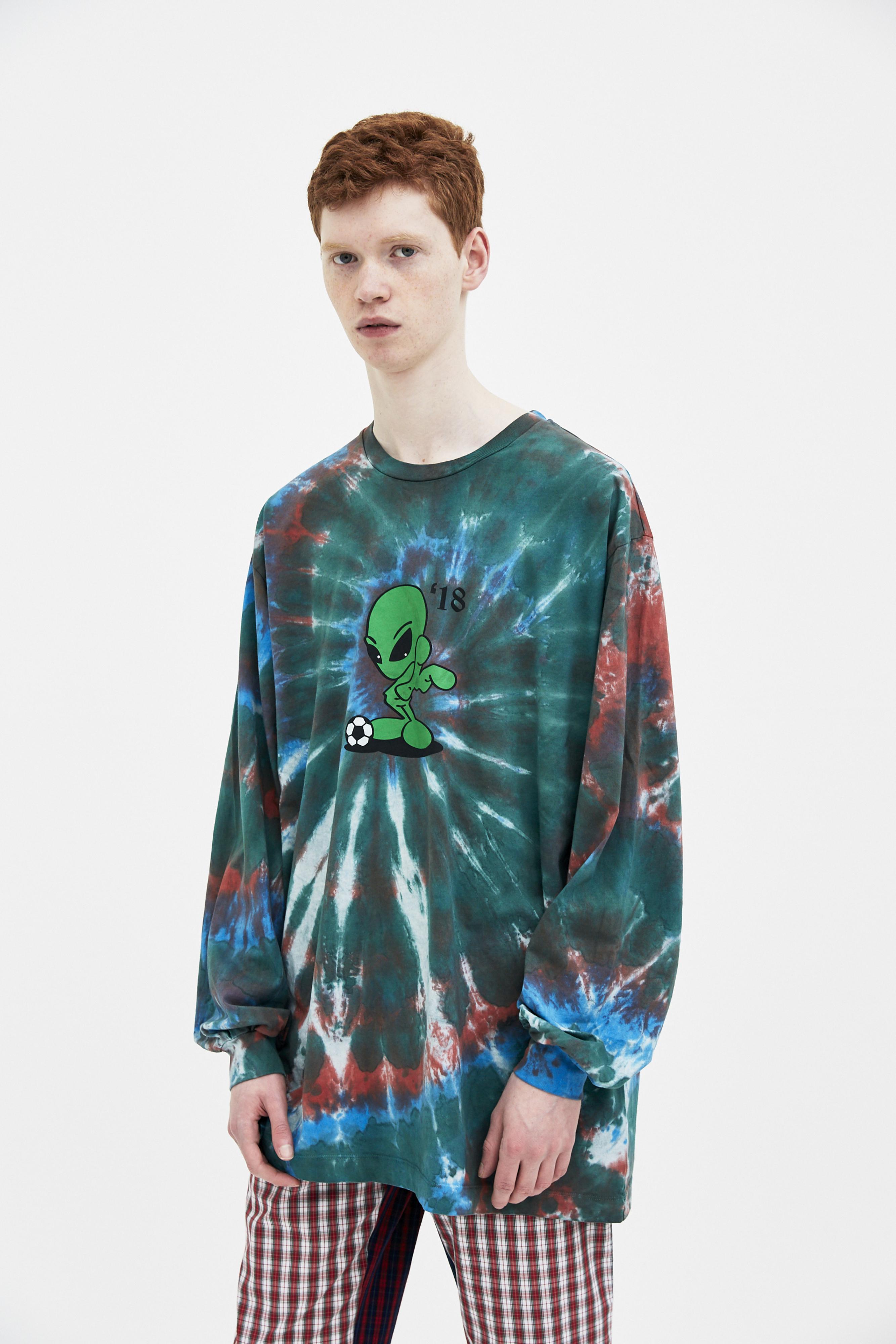 Gosha Rubchinskiy Cotton Tie Dye Alien 