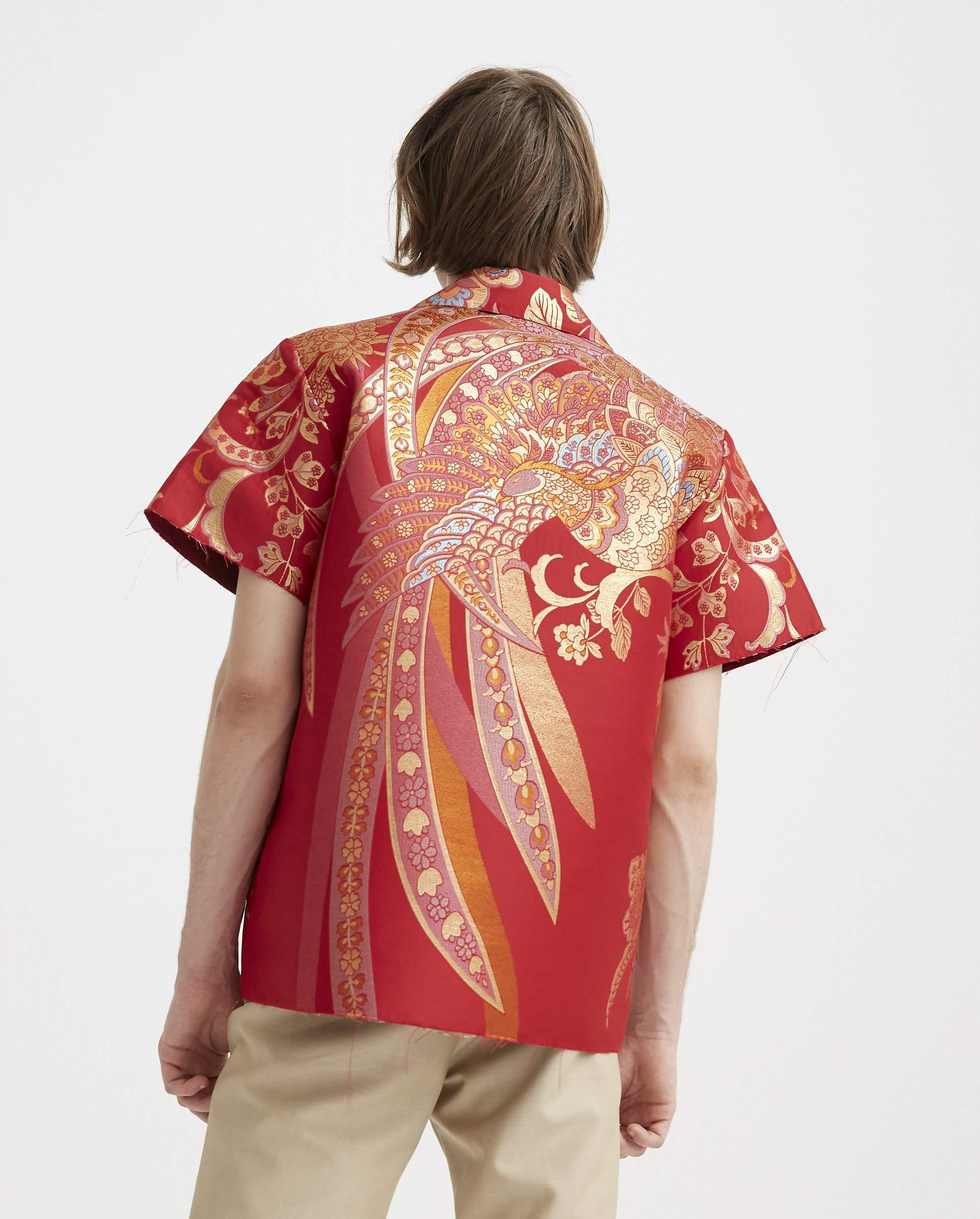 Maison Margiela Embroidered Oriental Shirt for Men - Lyst