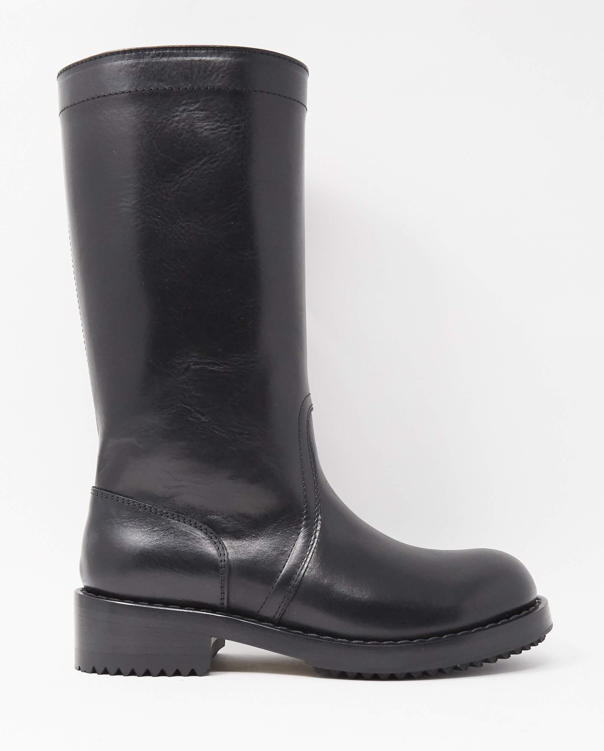 raf simons cowboy boots