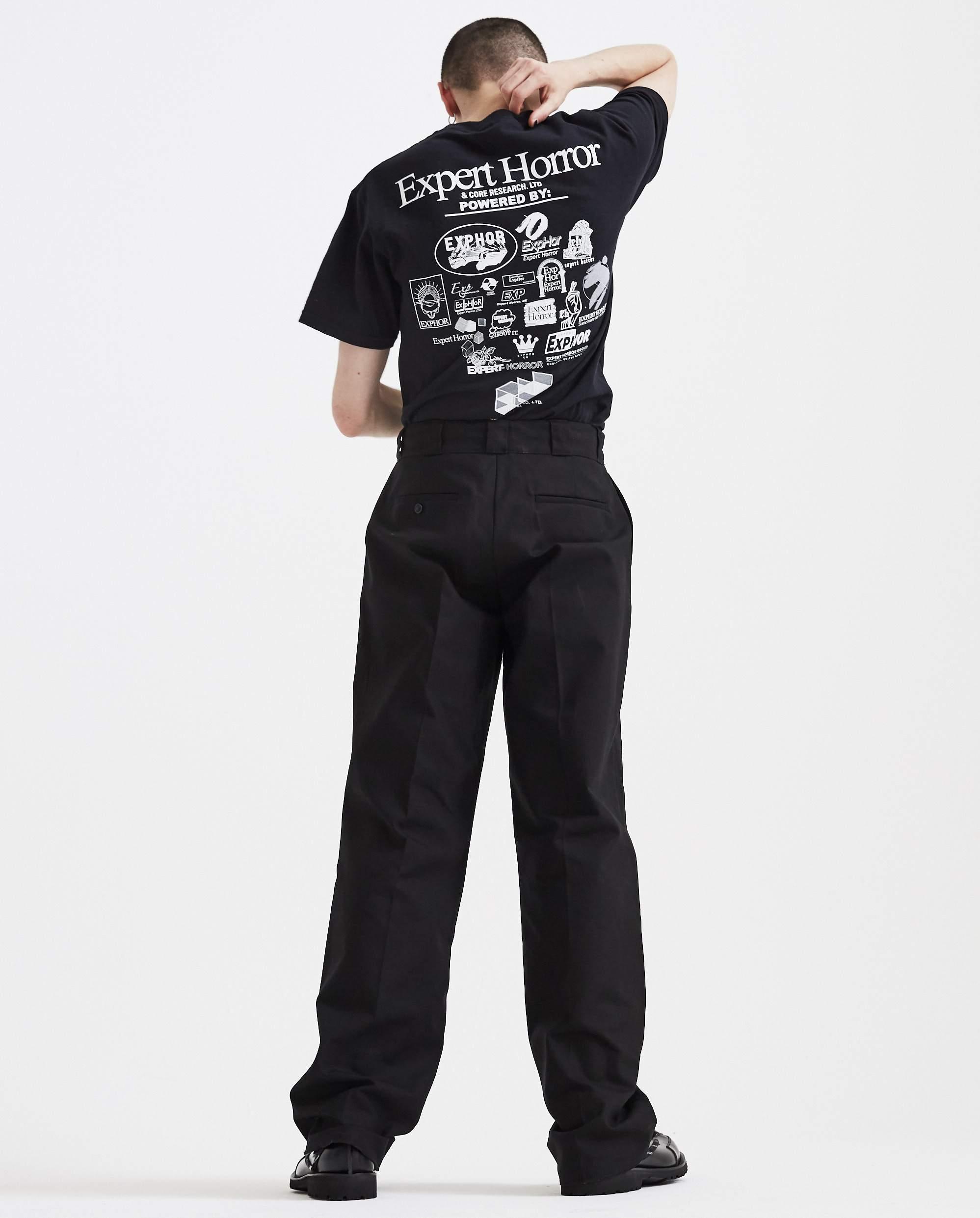 Raf Simons Straight Fit Denim With Knee Patches in Black for Men 