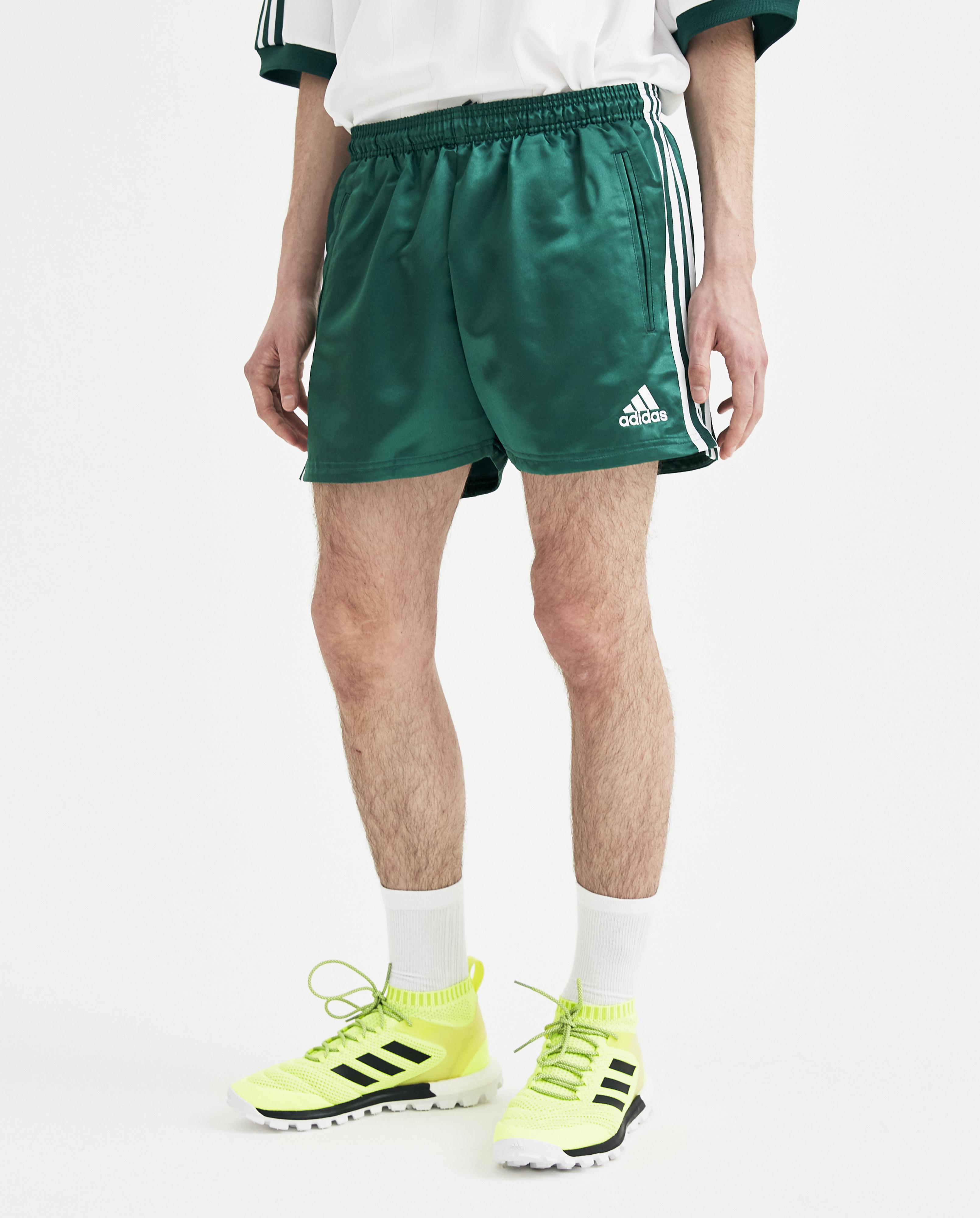 adidas Originals Dark Green Shorts for Men | Lyst
