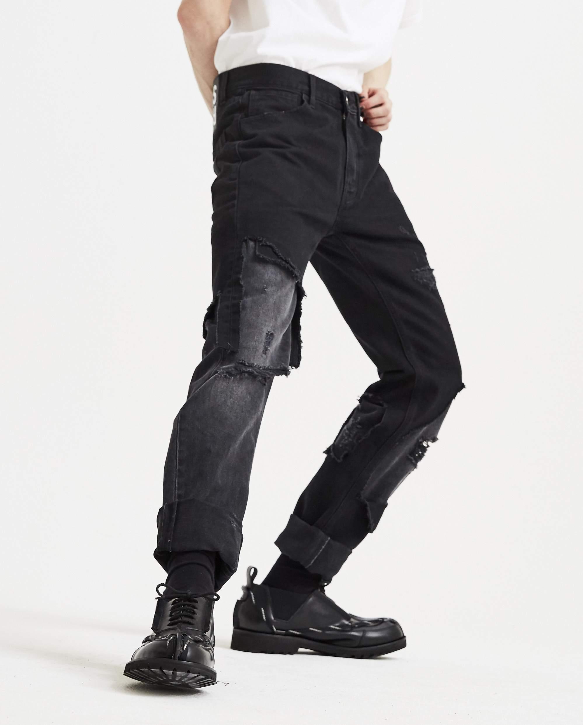 raf simons black jeans