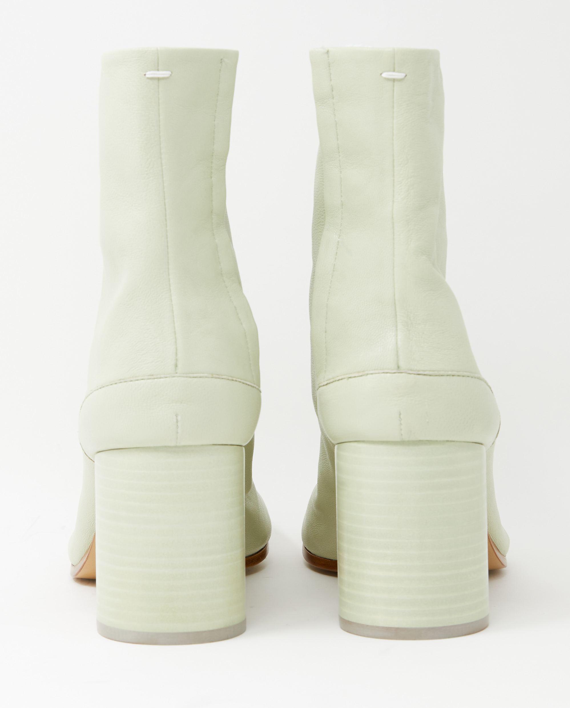 Maison Margiela Leather Tabi Ankle Boot - Mint in Green | Lyst