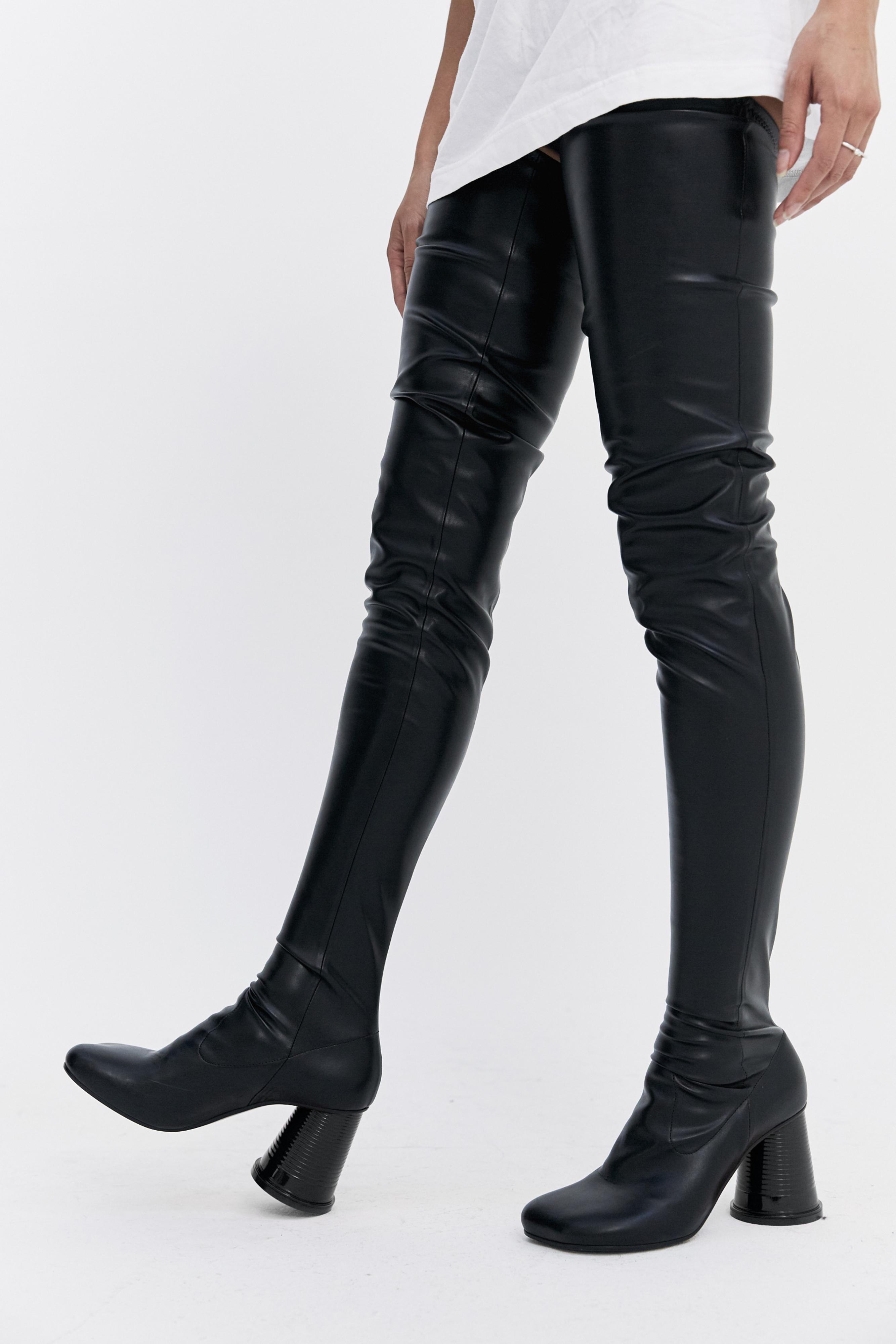 margiela thigh high boots