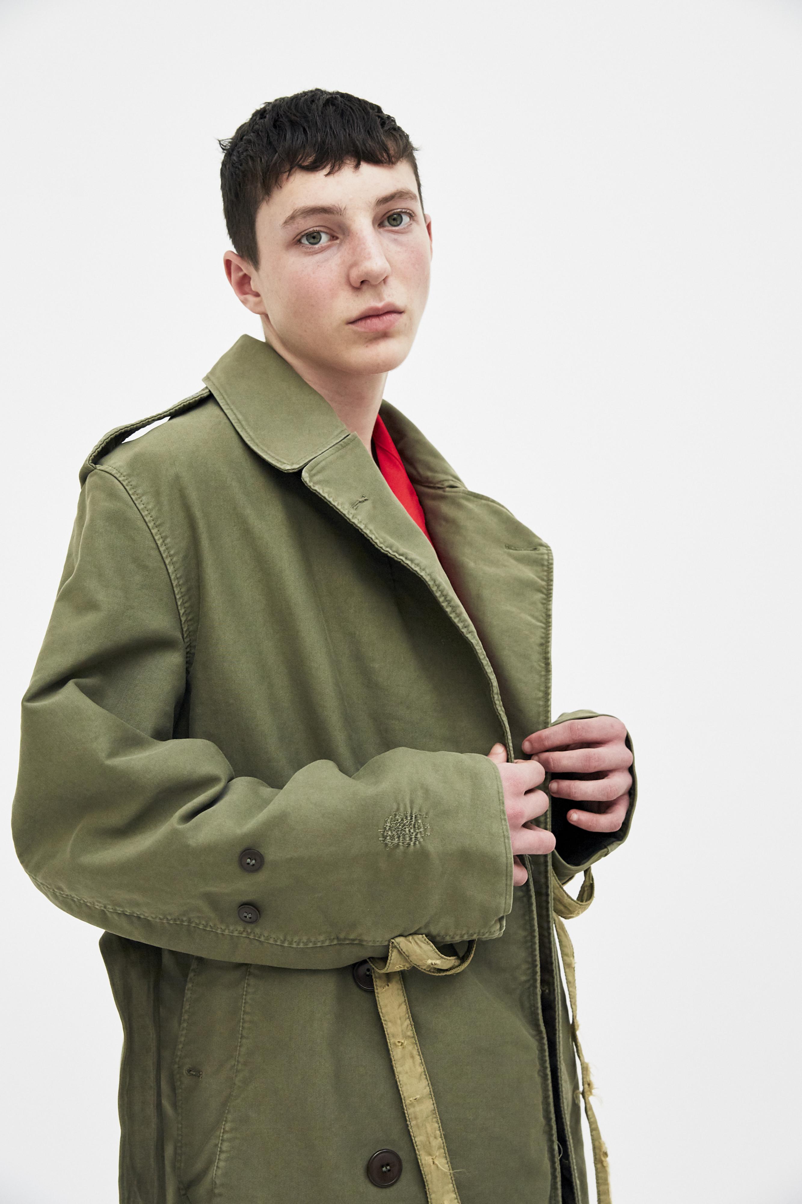 Alpha Industries Cotton Sage Green Military Coat for Men - Lyst