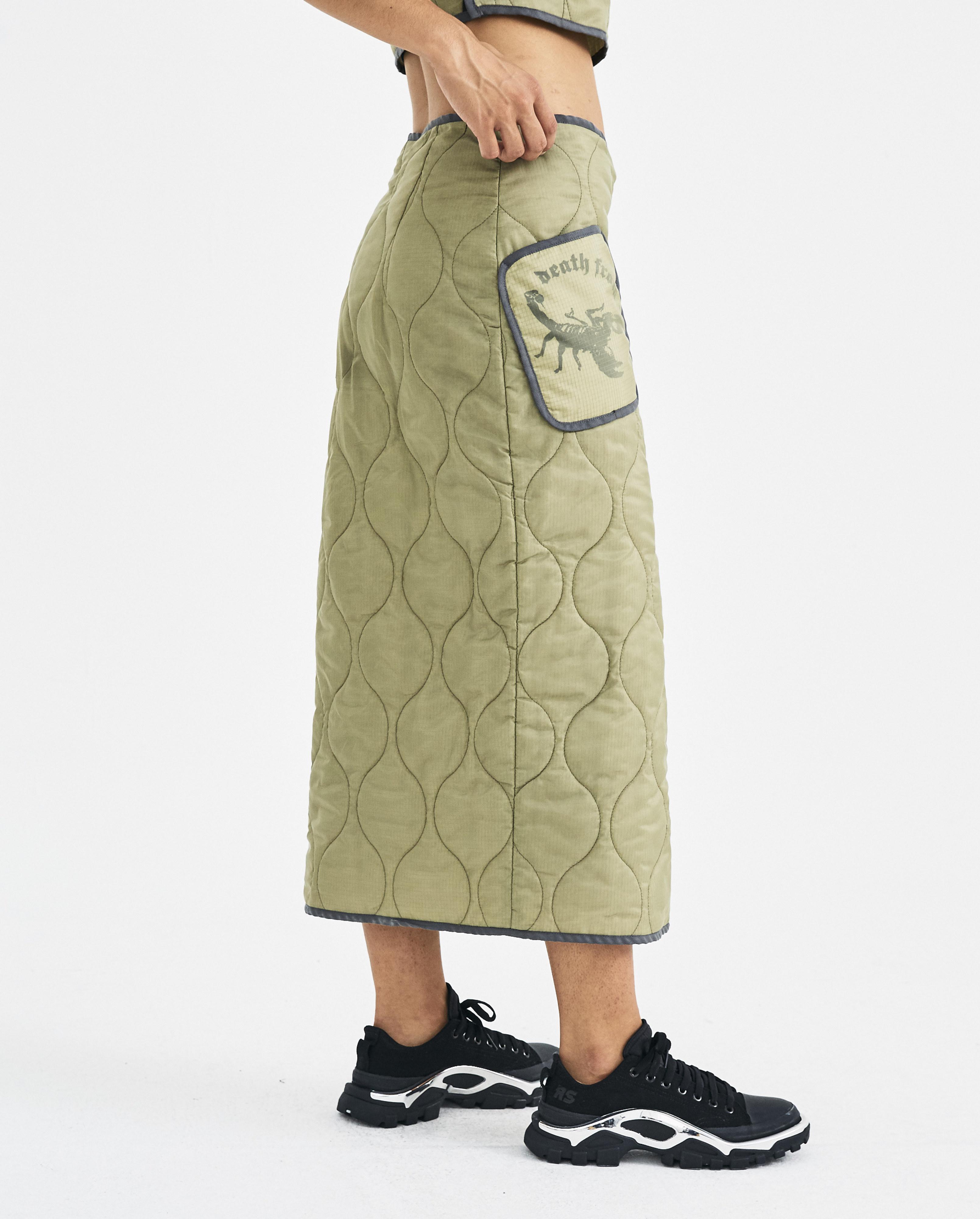 Quilted wrap skirt Clearance