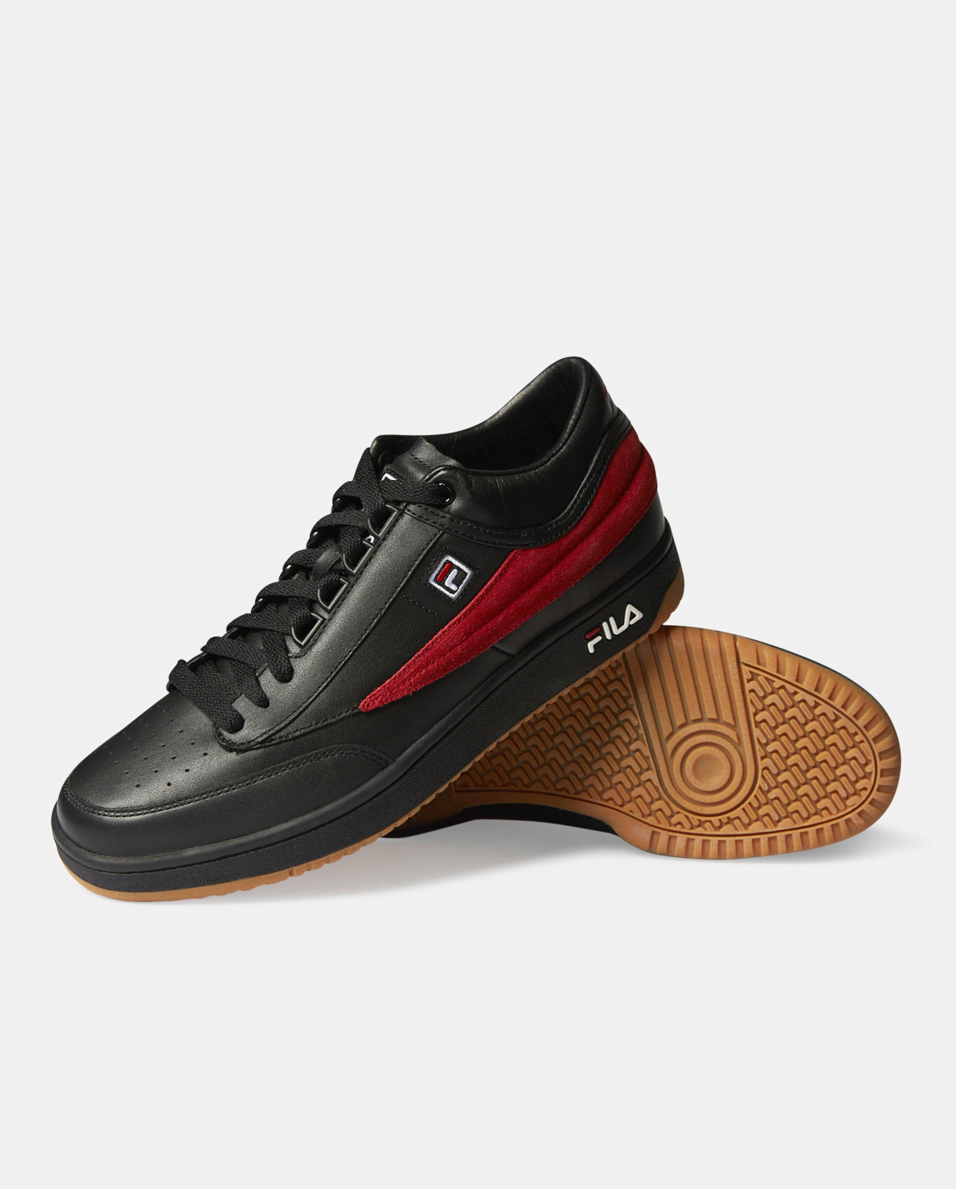 Gosha Rubchinskiy Leather X Fila T-1 Sneakers in Black for Men | Lyst