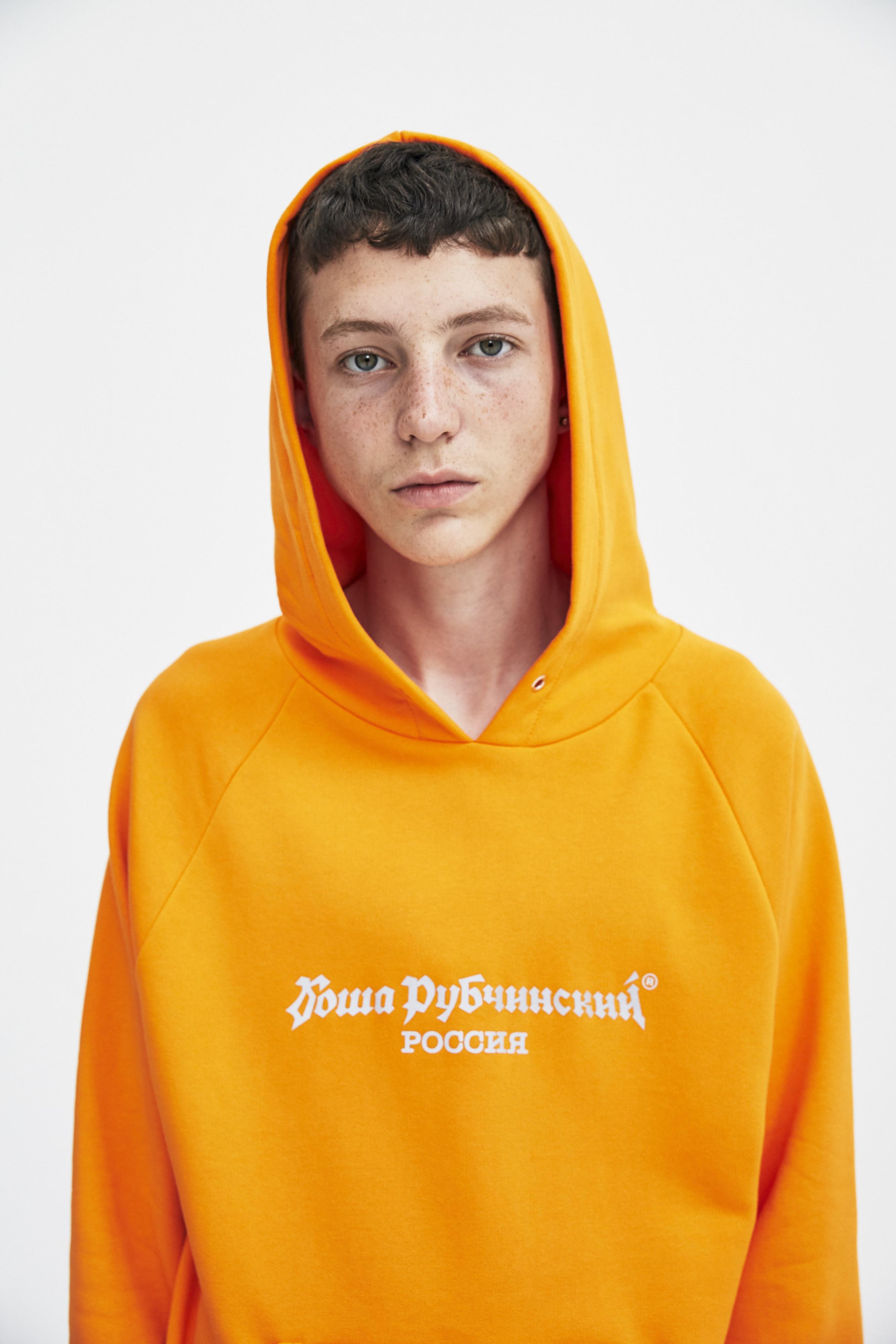 gosha orange hoodie