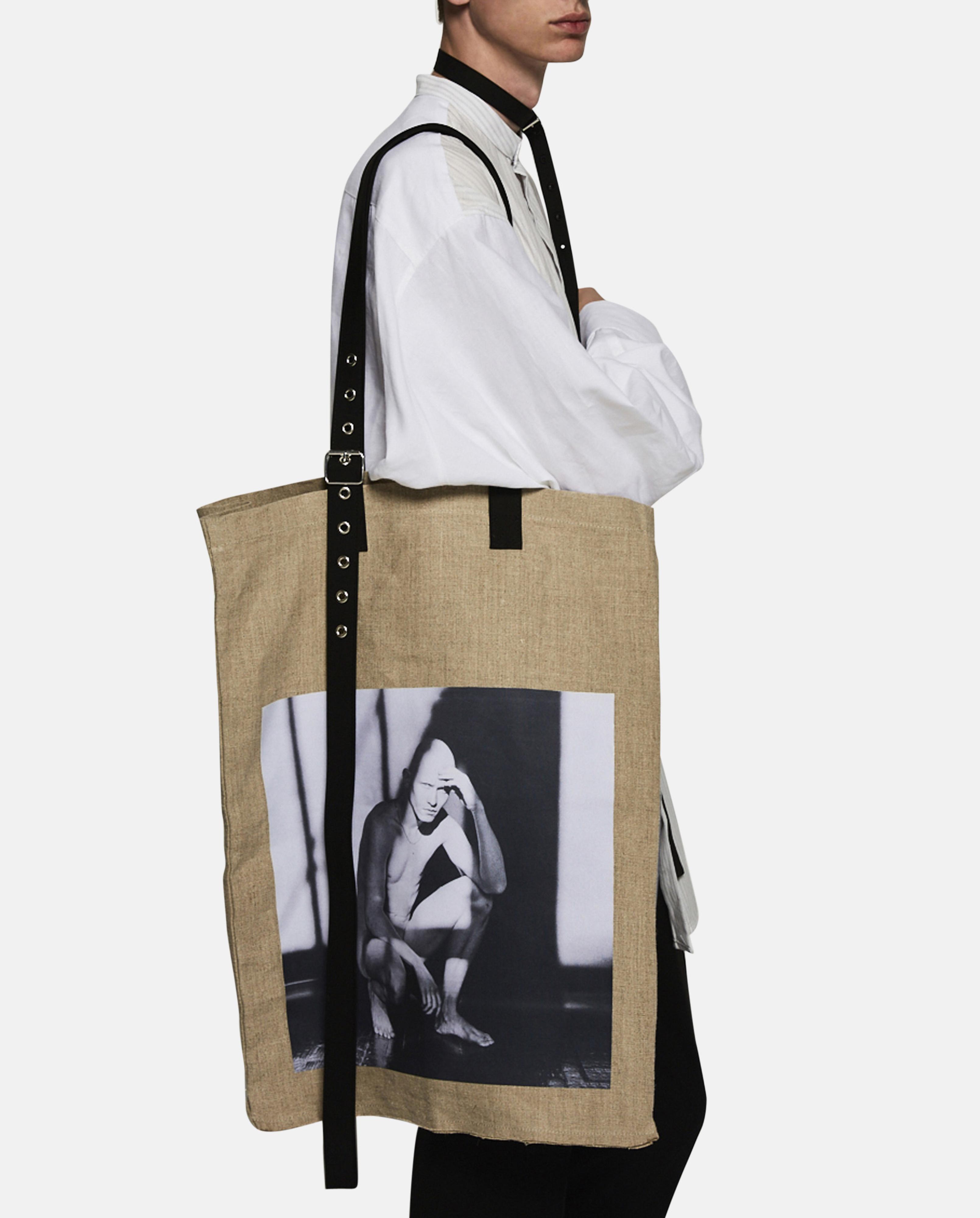 Lyst - Raf Simons Oversized Printed Hemp Tote Bag