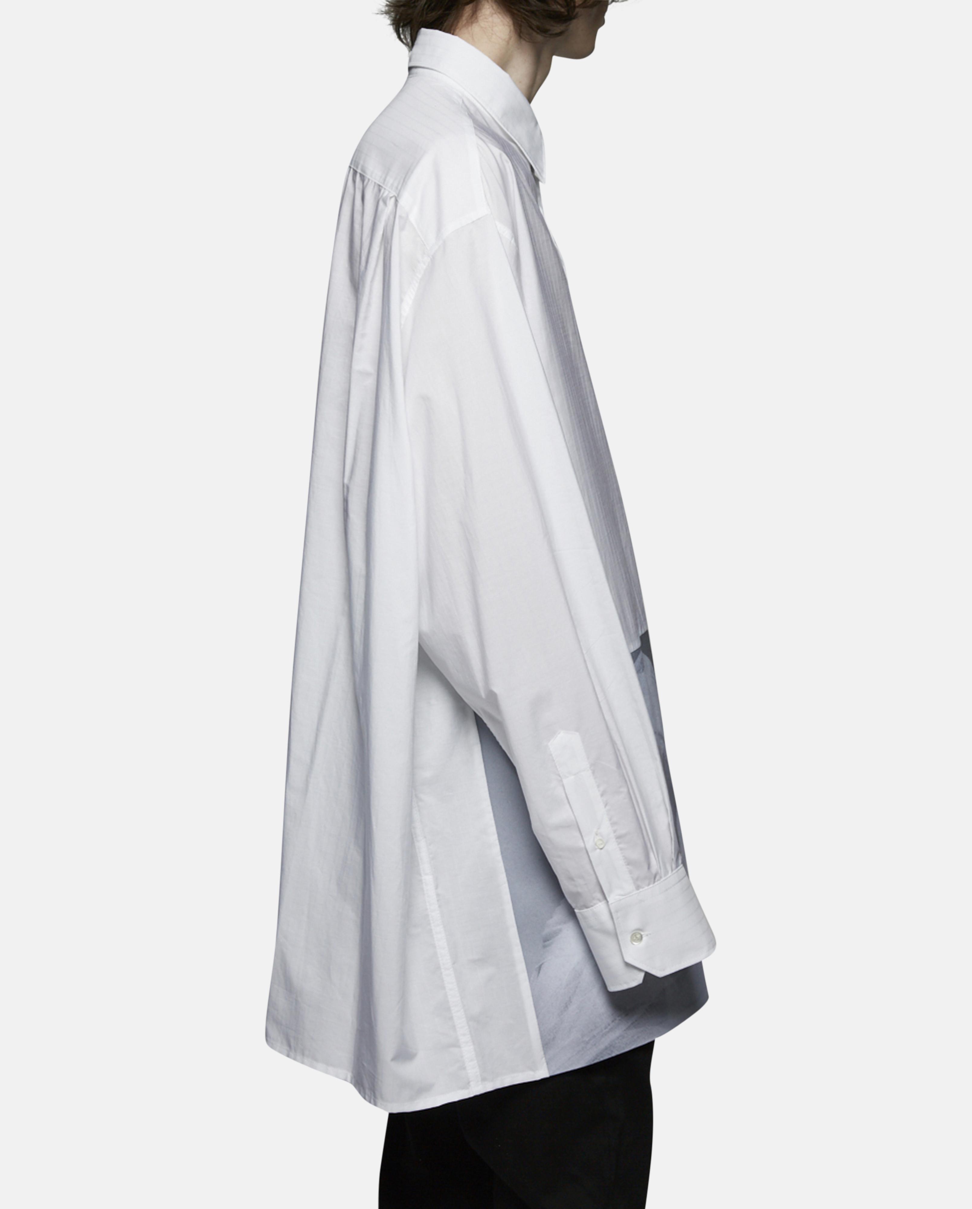 Raf Simons Cotton Oversized White Gauze Shirt for Men Lyst