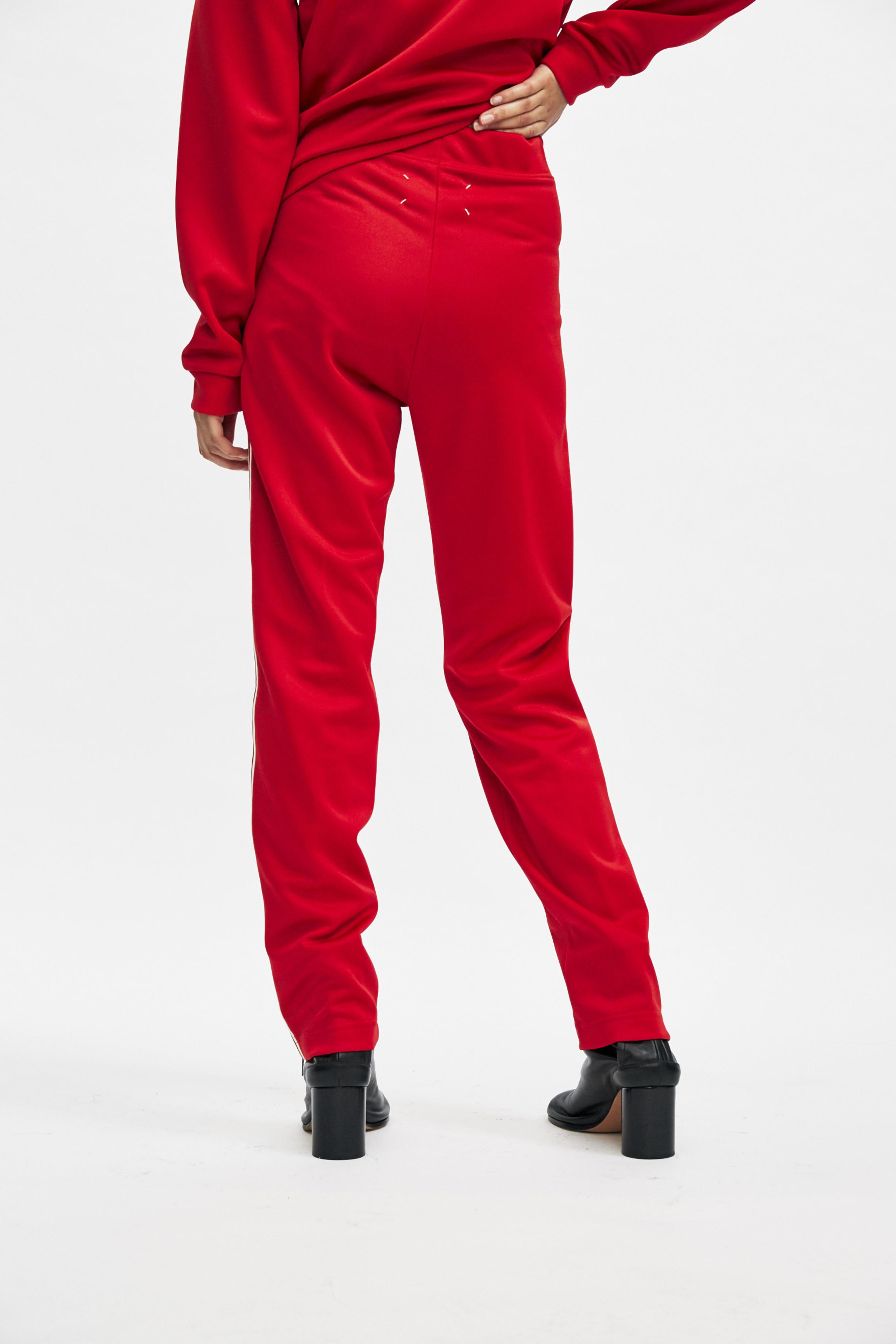 red tracksuit pants mens