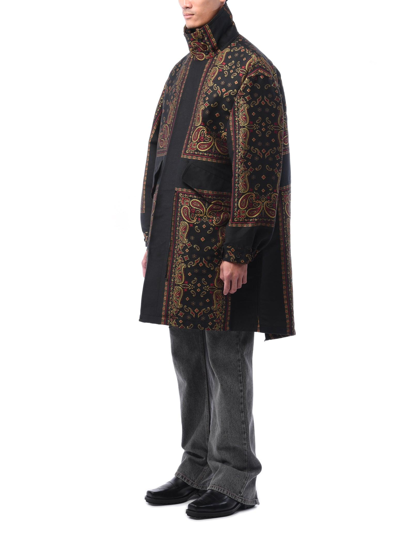 toga virilis  Jacquard long coat