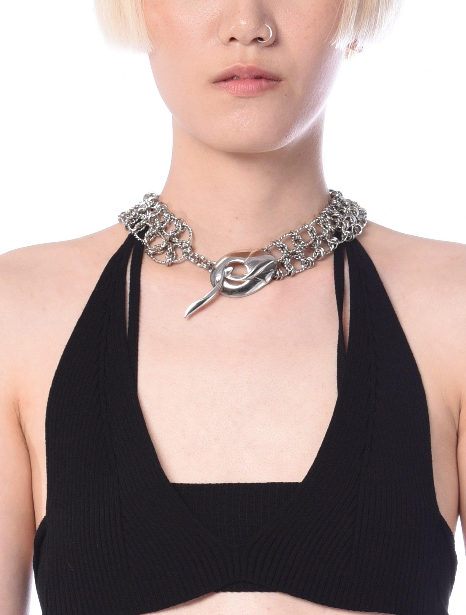 Toga Chain Necklace in Metallic | Lyst