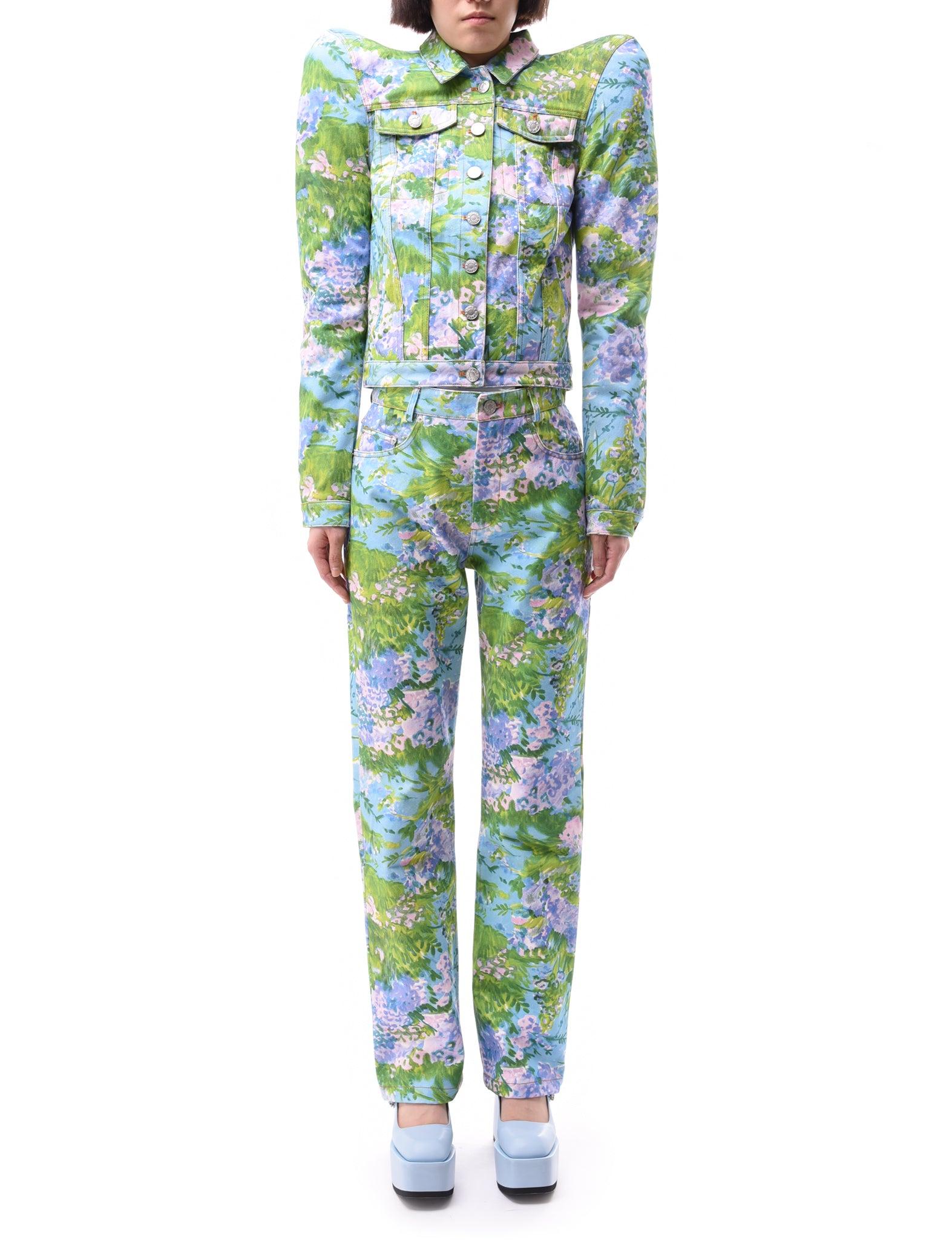 Richard Quinn | H.Lorenzo|Floral Denim Jacket (29-F-MONET), 8 / Monet