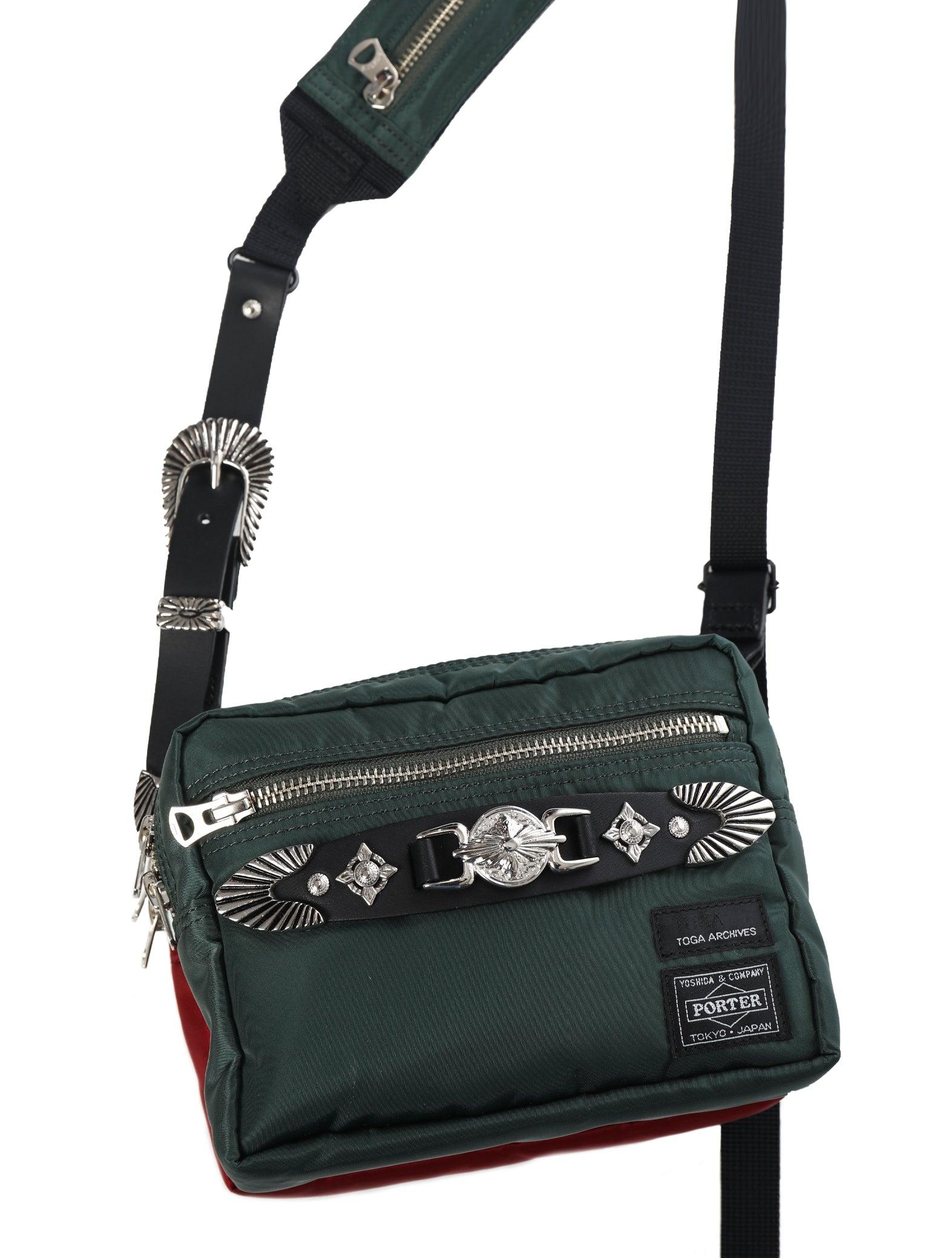 Toga Virilis Toga X Porter Green Belt Bag in White | Lyst