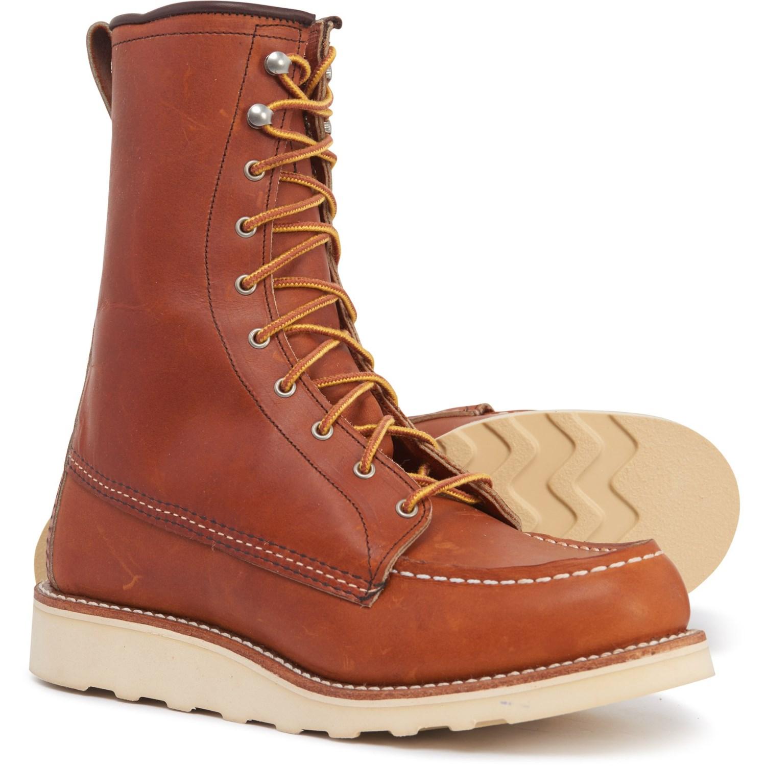 Red Wing Leather 8? Moc-toe Boots in Brown - Lyst