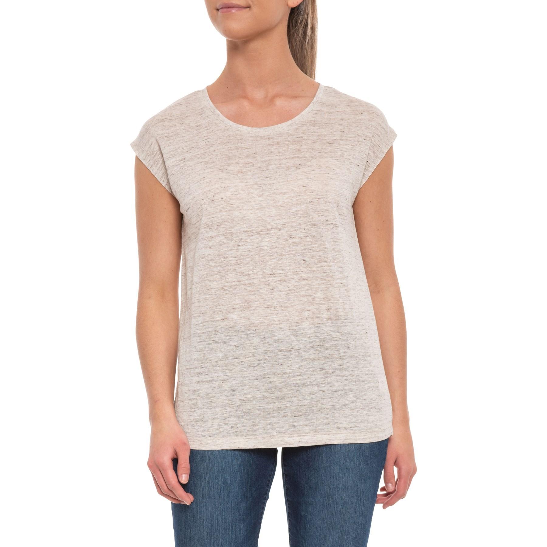 tahari linen tee shirt