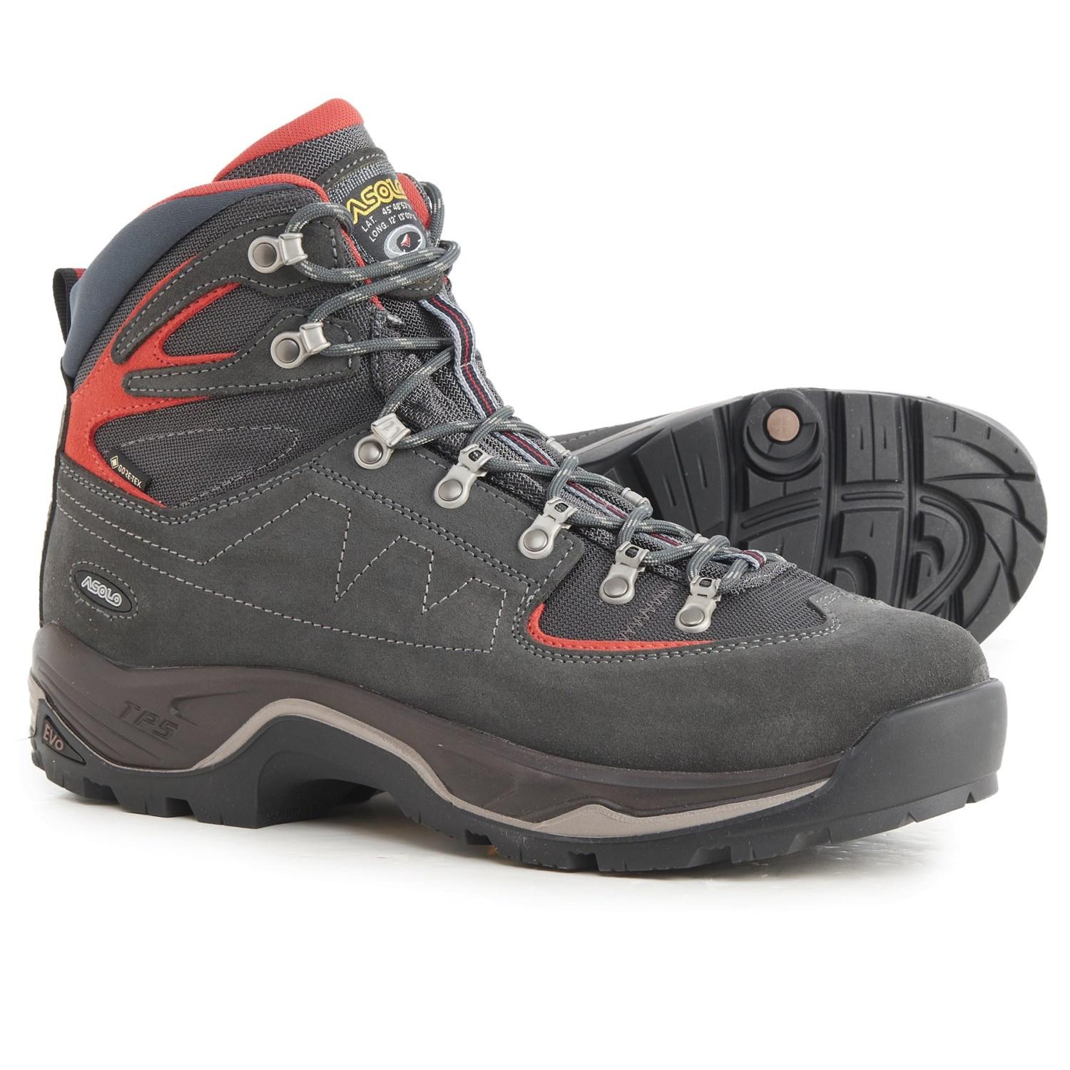 Asolo Made In Europe Tps Equalon Gv Goretex(r) Hiking Boots in Gray