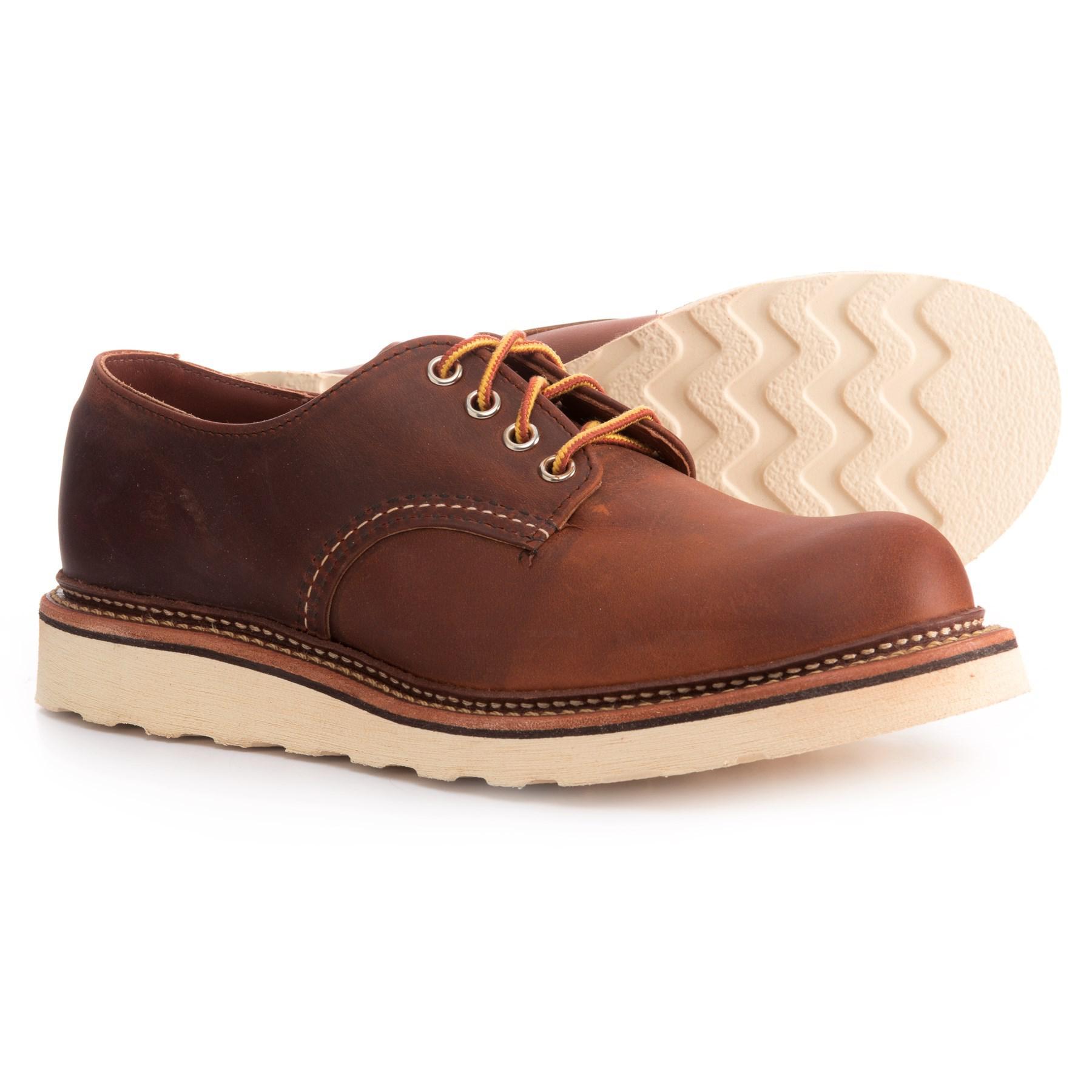 Red Wing Round-toe Oxford Shoes in 