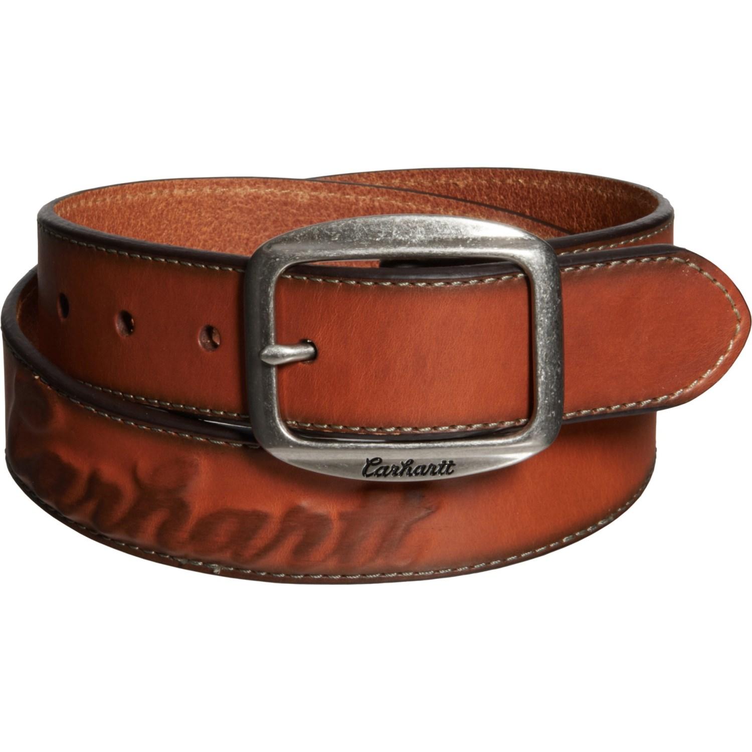 carhartt leather belt