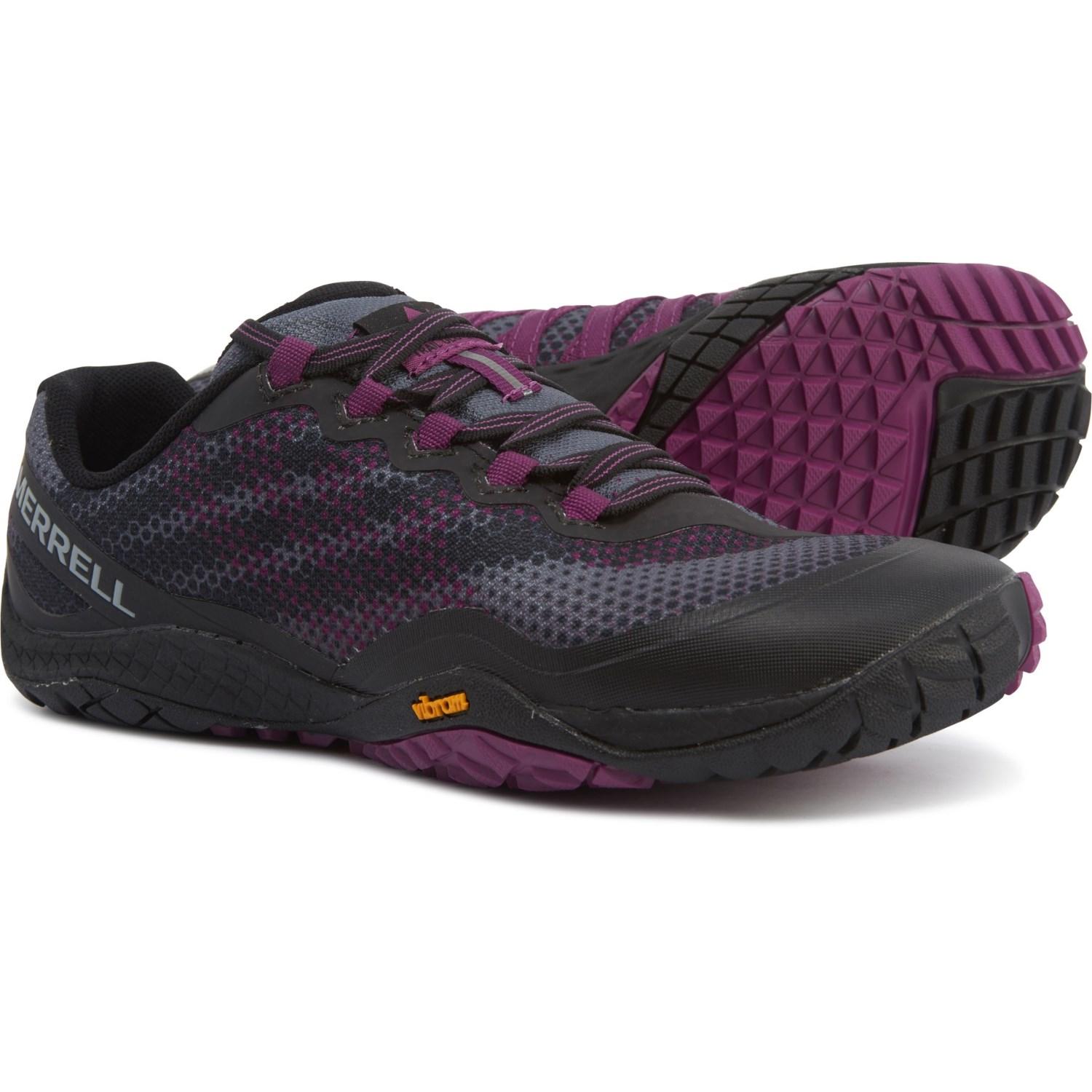 Merrell Trail Glove 4 Shield Trail Running Shoes in Black/Purple (Purple) |  Lyst