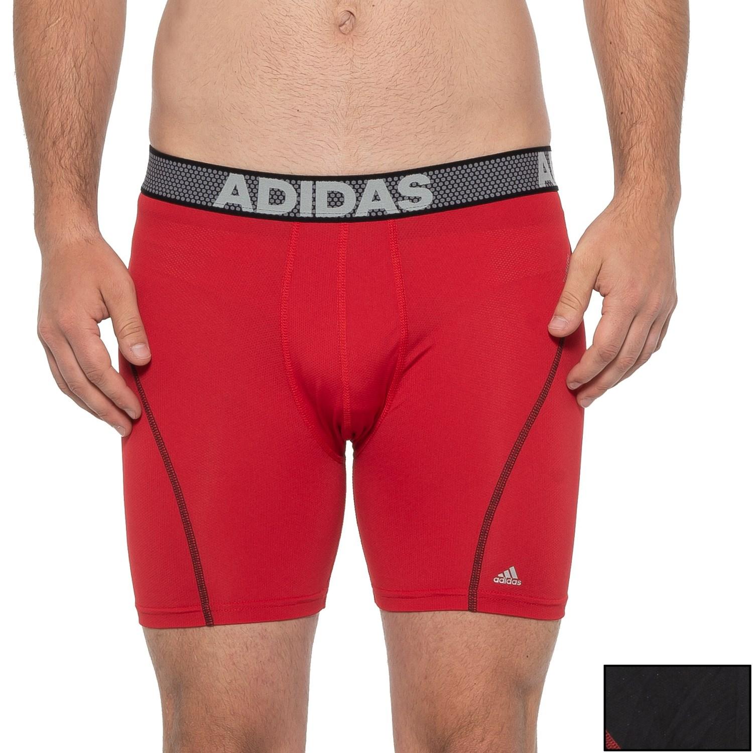adidas Sport-performance Climacool(r) Boxer Briefs in Black/Real Red Real Red/Black (Red) for 