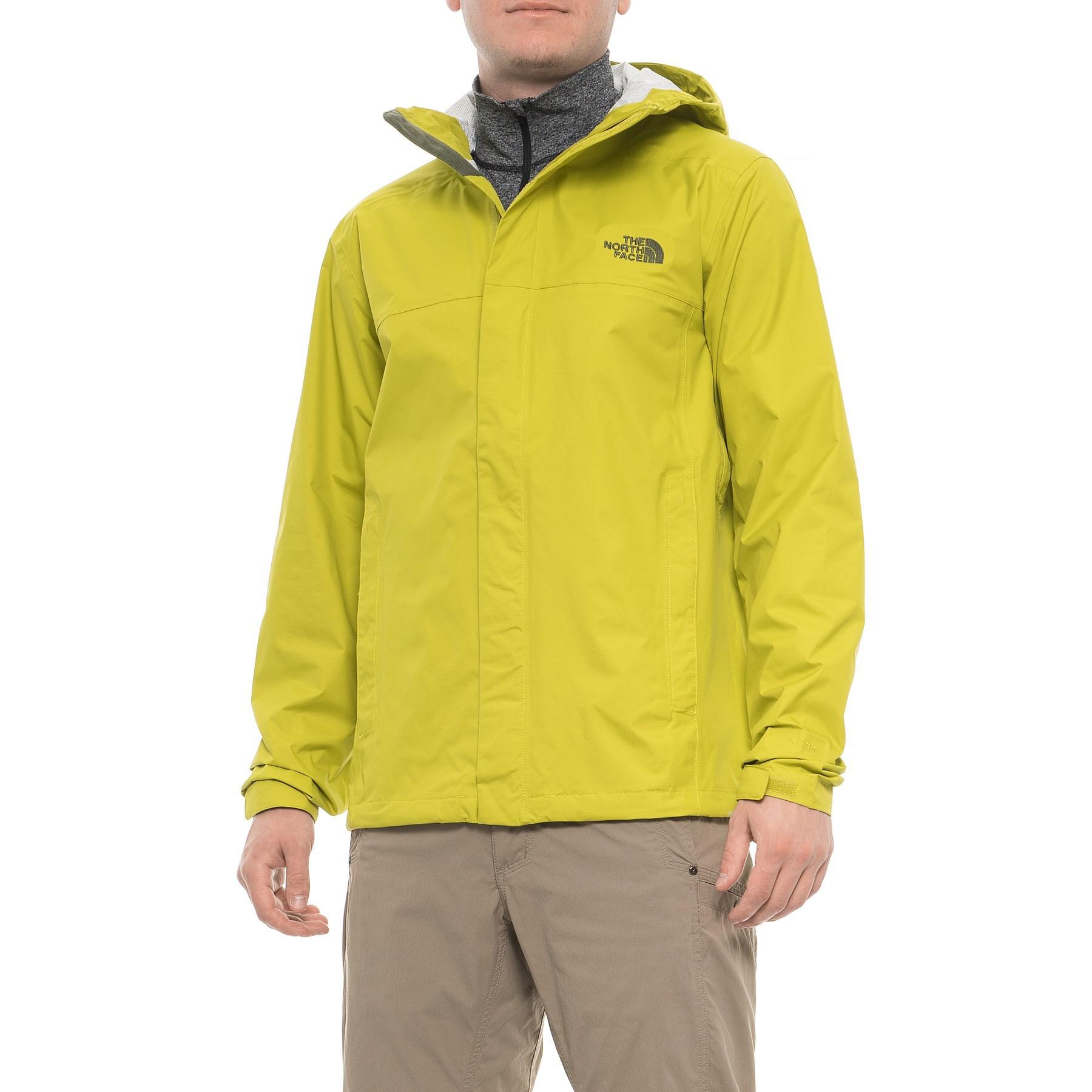 north face venture 2 yellow