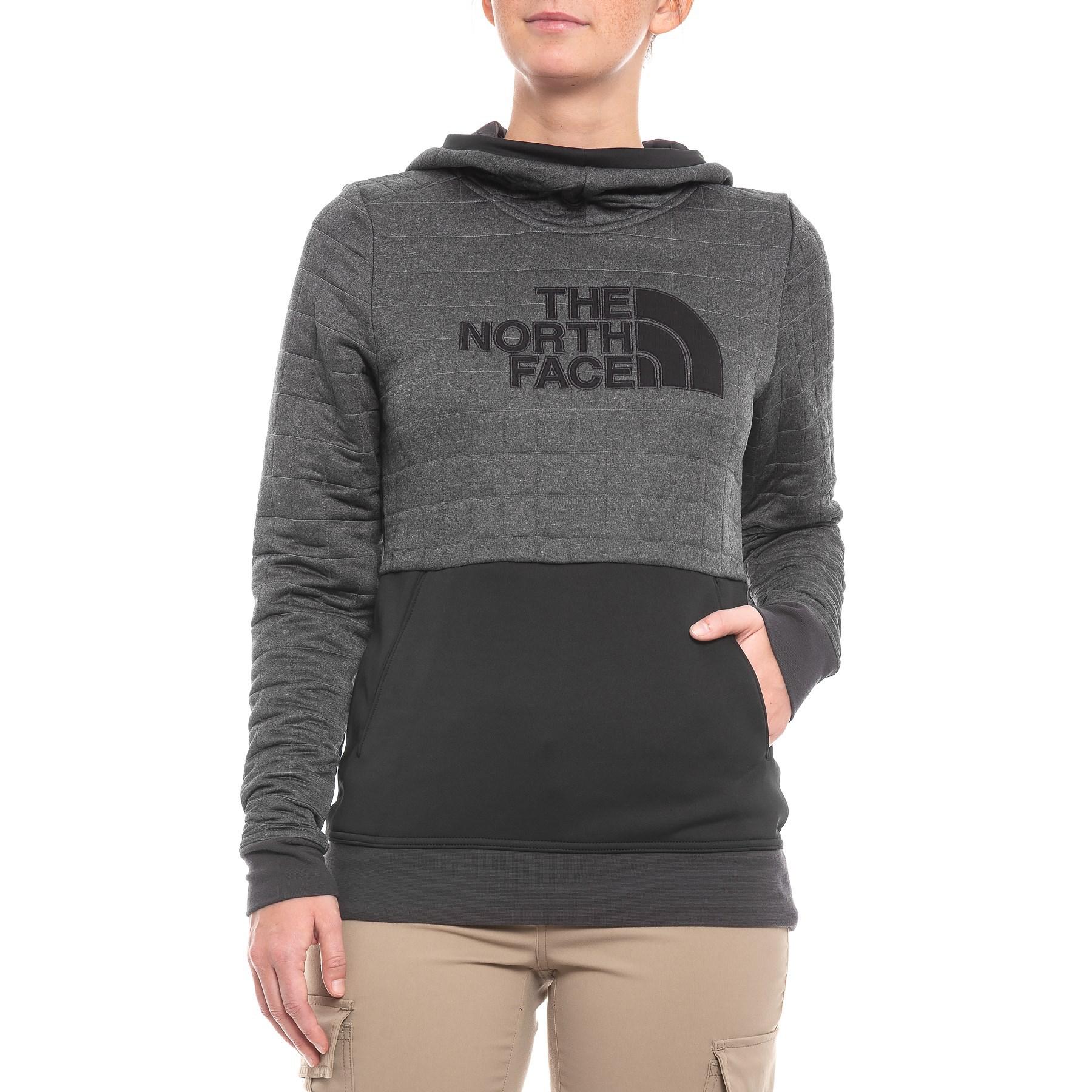 north face quilted pullover
