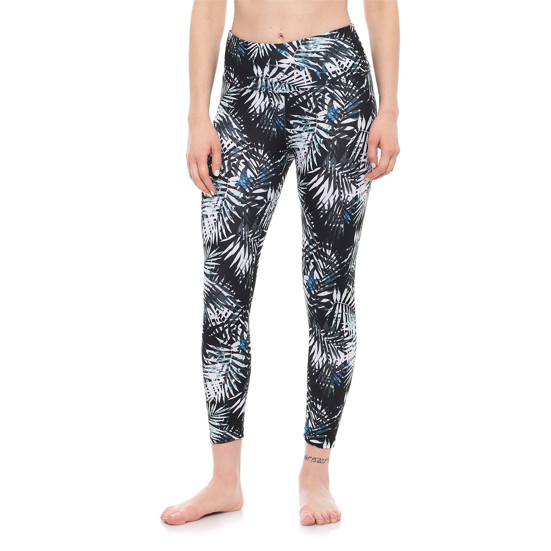 Balance Collection Synthetic Printed High-waist Capri Leggings (for
