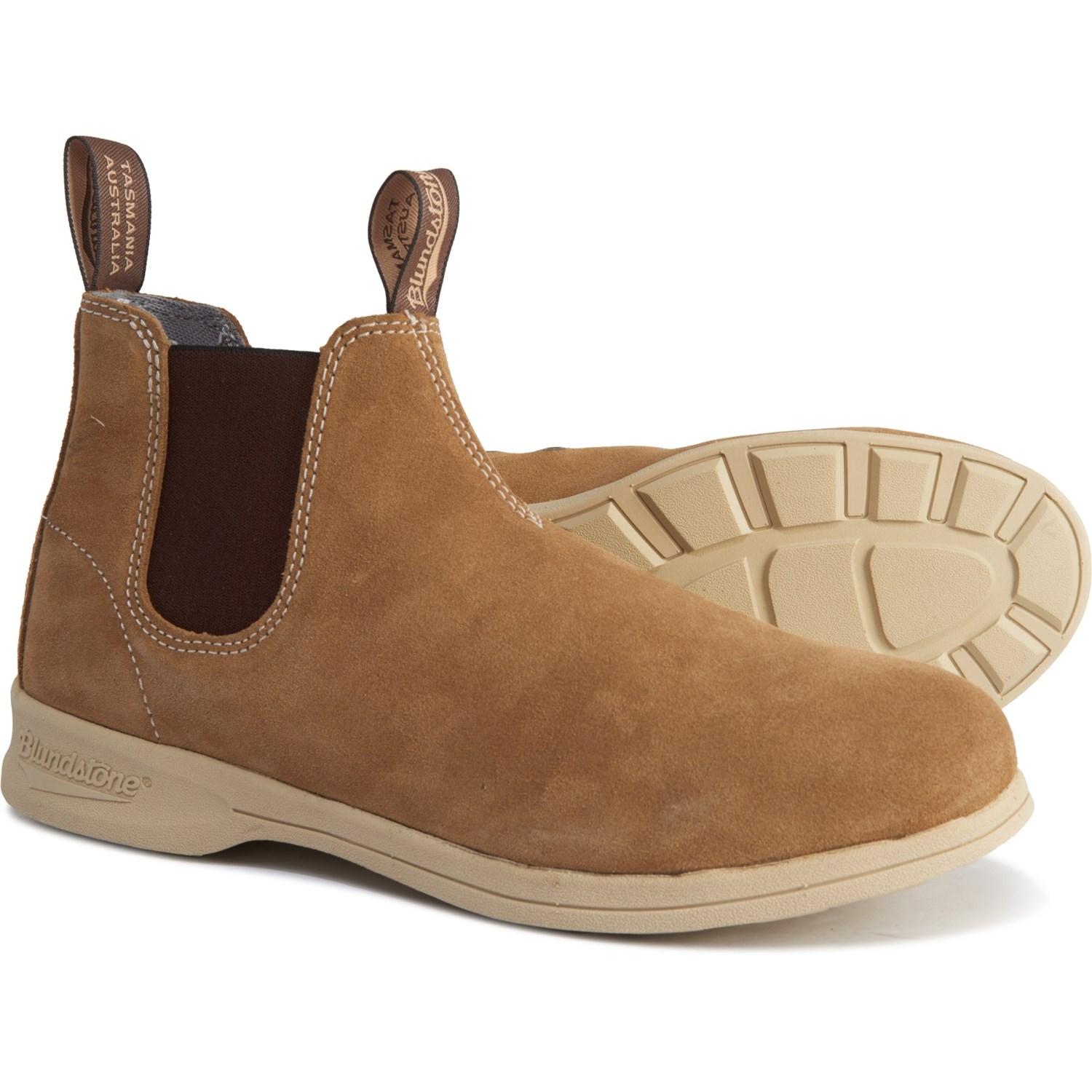 blundstone sand suede
