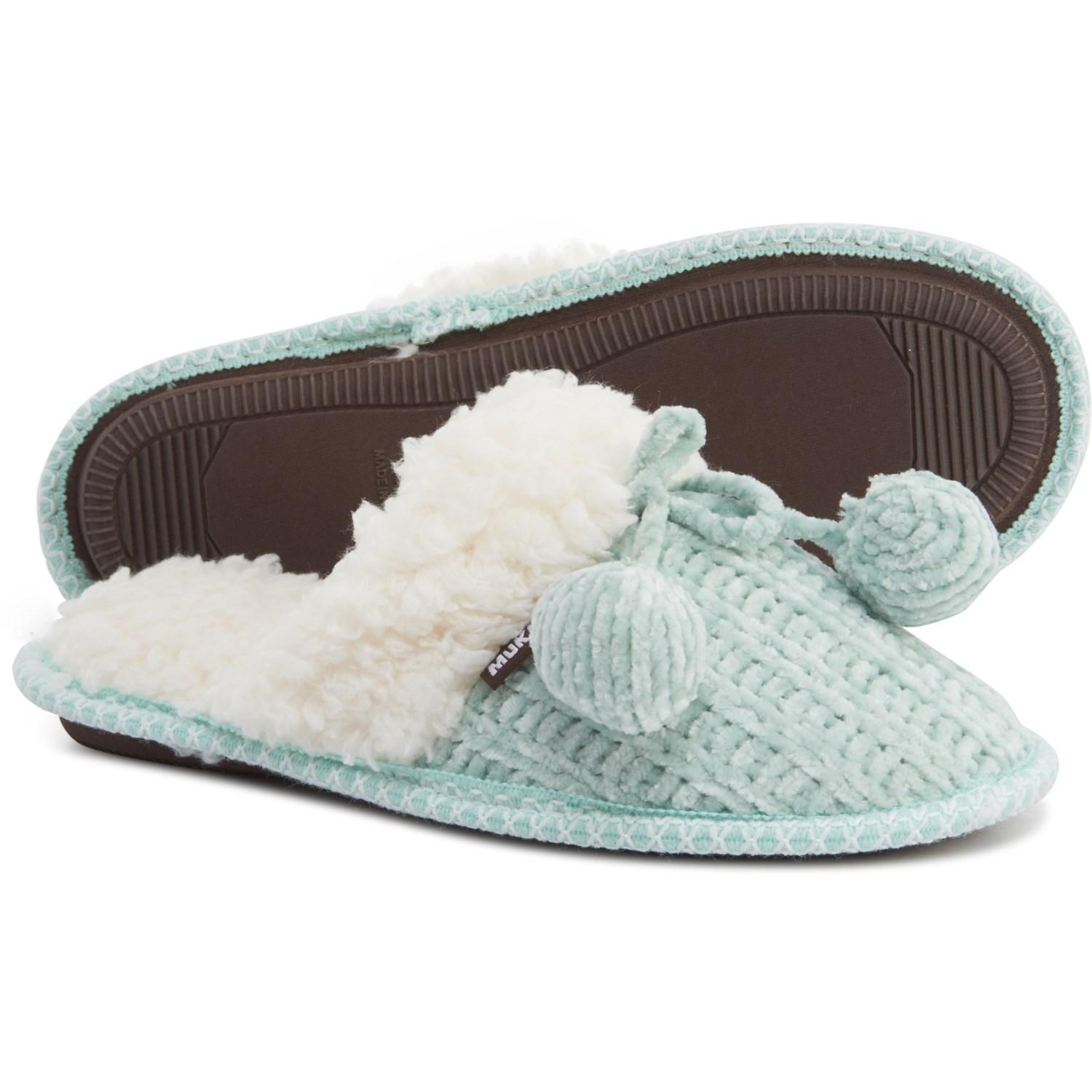 green bubble slippers