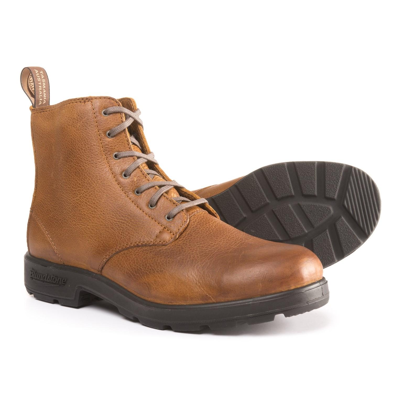 blundstone lace up boots