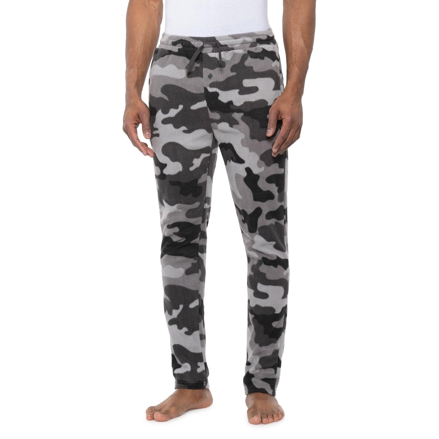 men's camouflage fleece pants