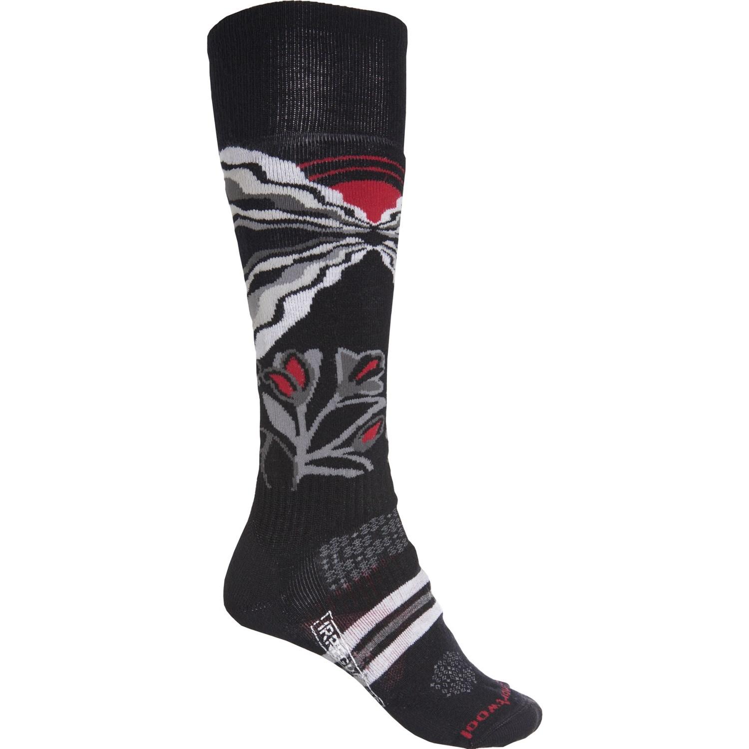 Smartwool Wool Phd Medium Pattern Ski Socks in Black Lyst