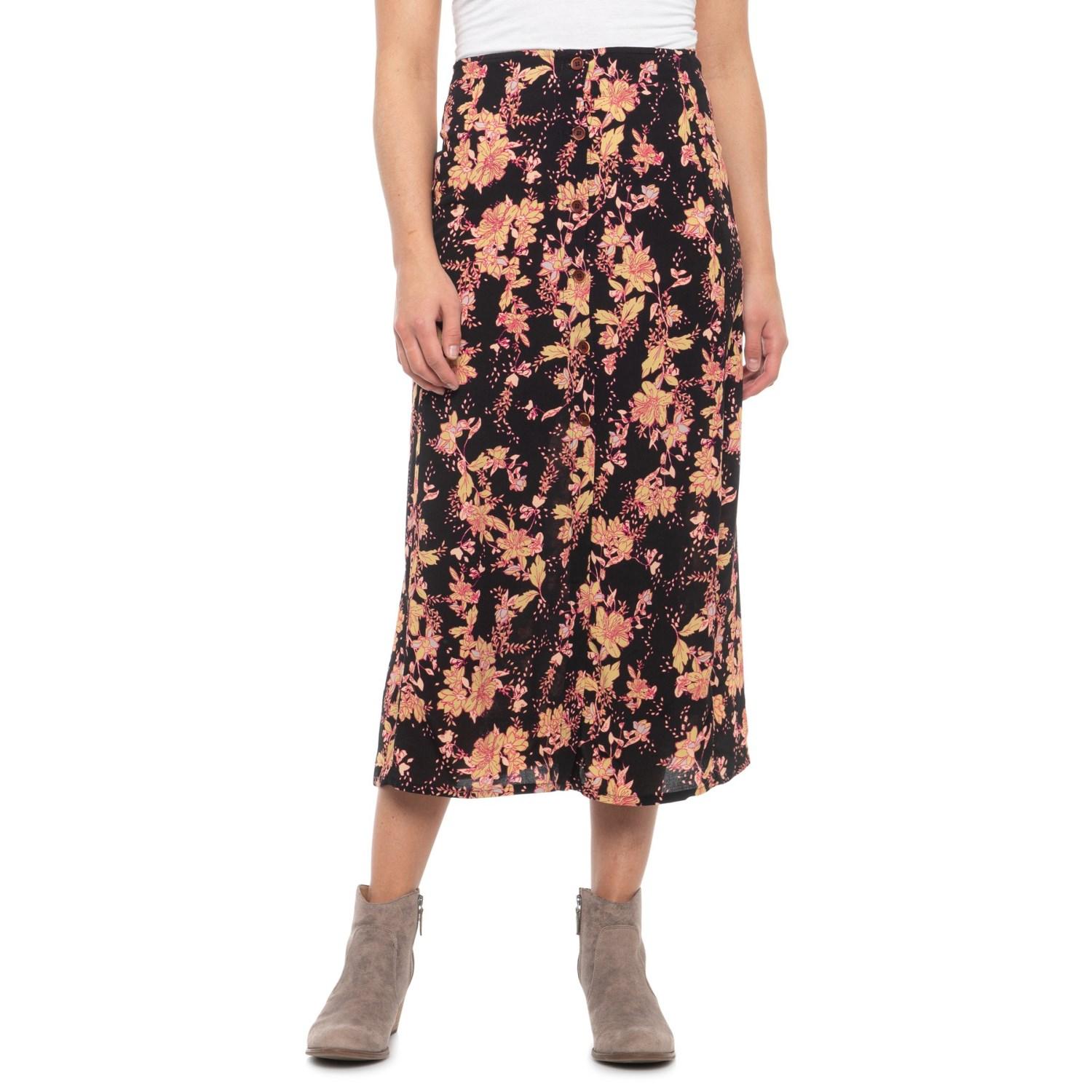 retro love midi skirt