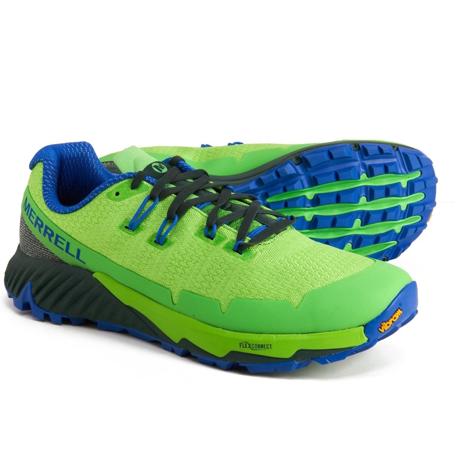 Merrell Agility Peak Flex 3 Trail Running Shoes in Lime Merrell Agility Peak Flex 3 Trail Running Shoes in Lime