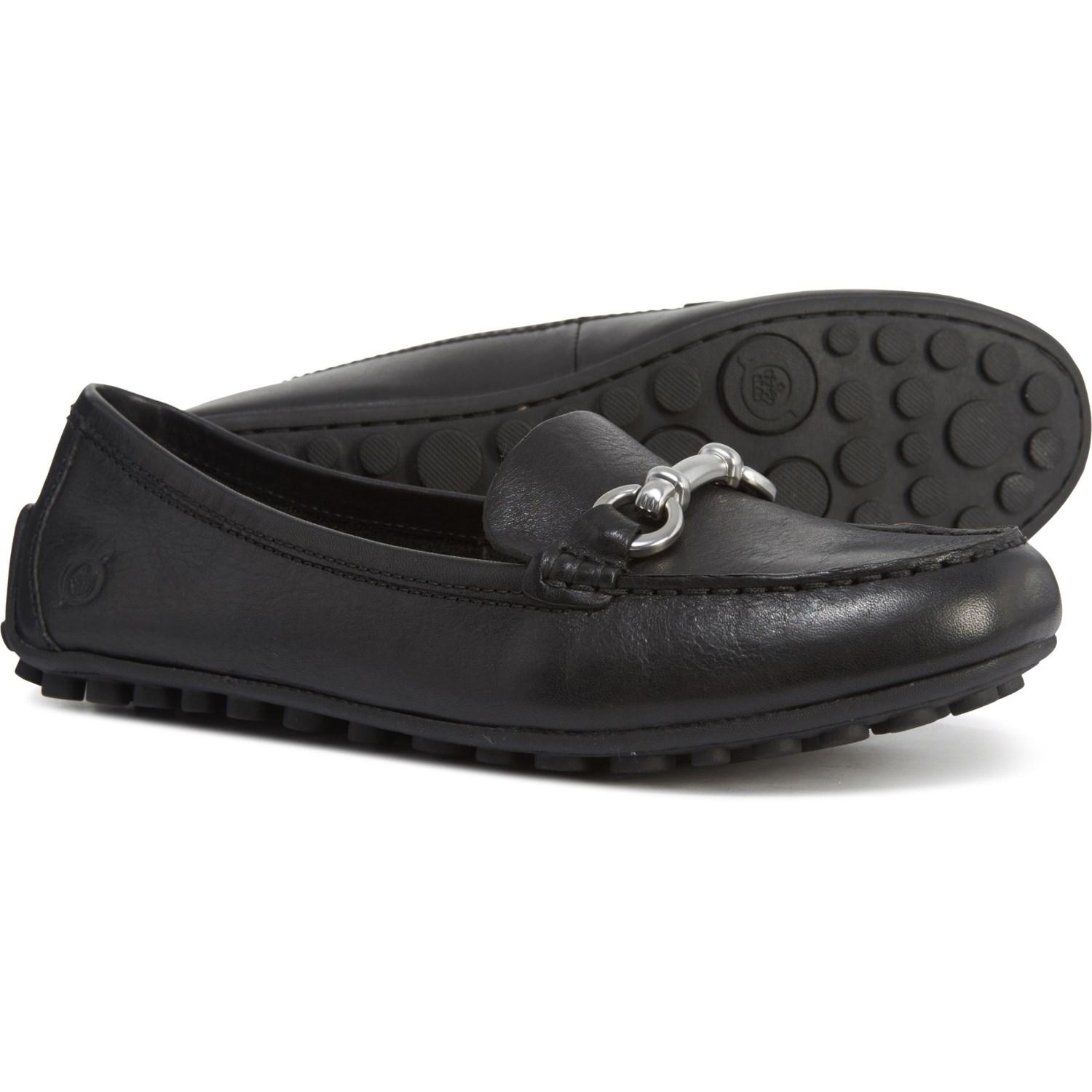 born suede driving mocs