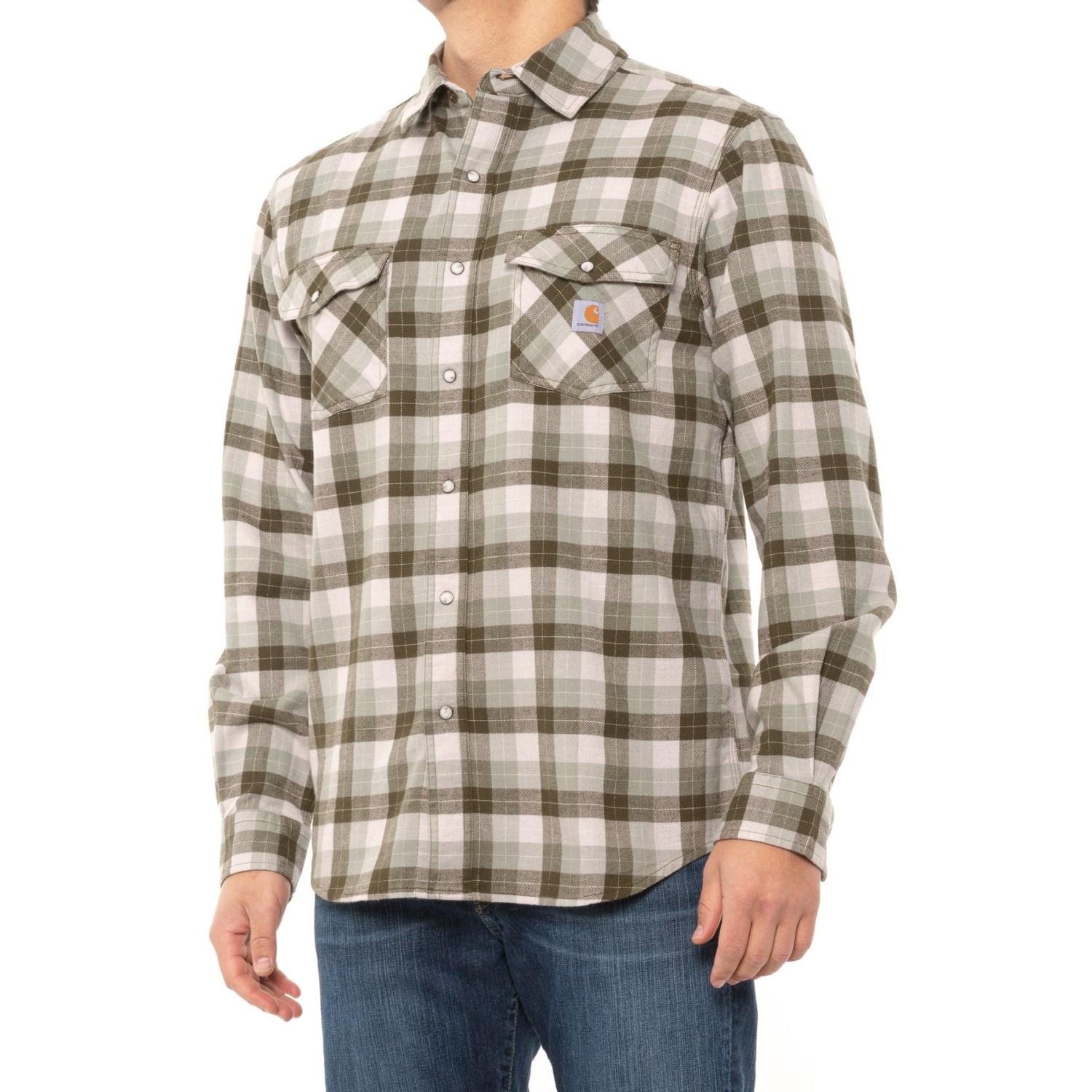 Carhartt 104914 Rugged Flex(r) Relaxed Fit Flannel Shirt for Men Lyst