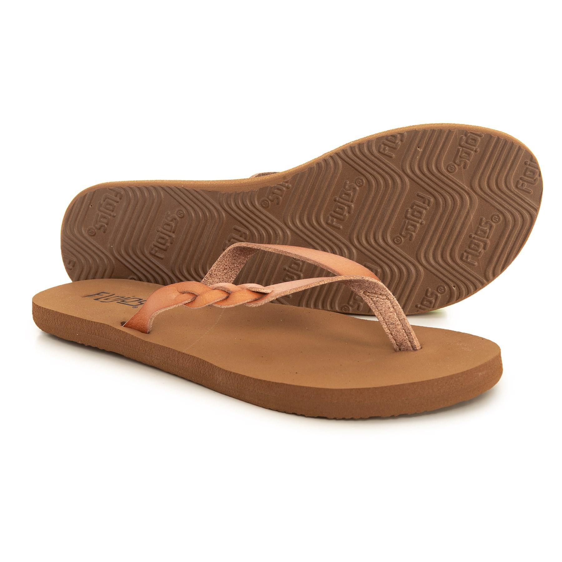 flojos tan flip flops